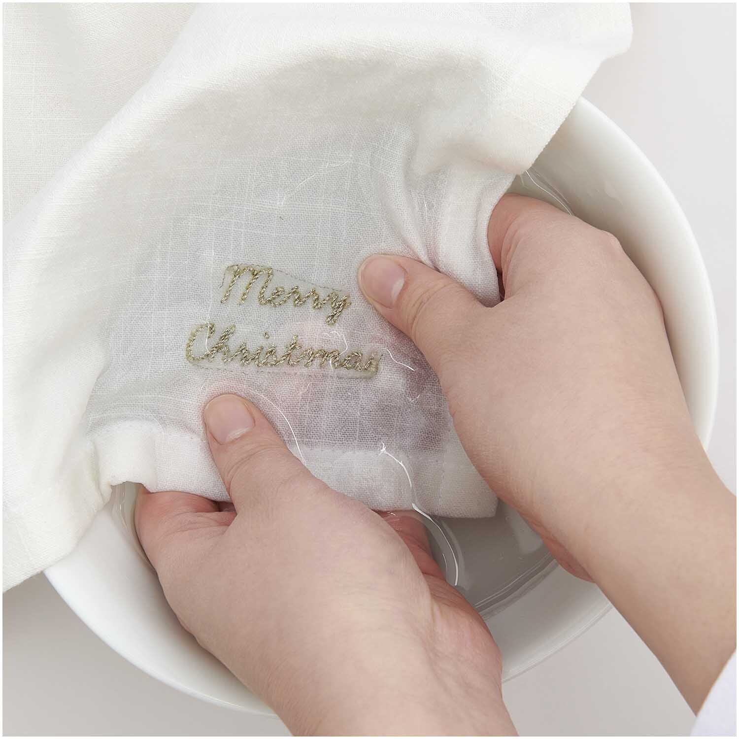 Stick and Stitch Stickpackung Merry Christmas vorgezeichnet Stick and Stitch Stickpackung Merry Christmas vorgezeichnet