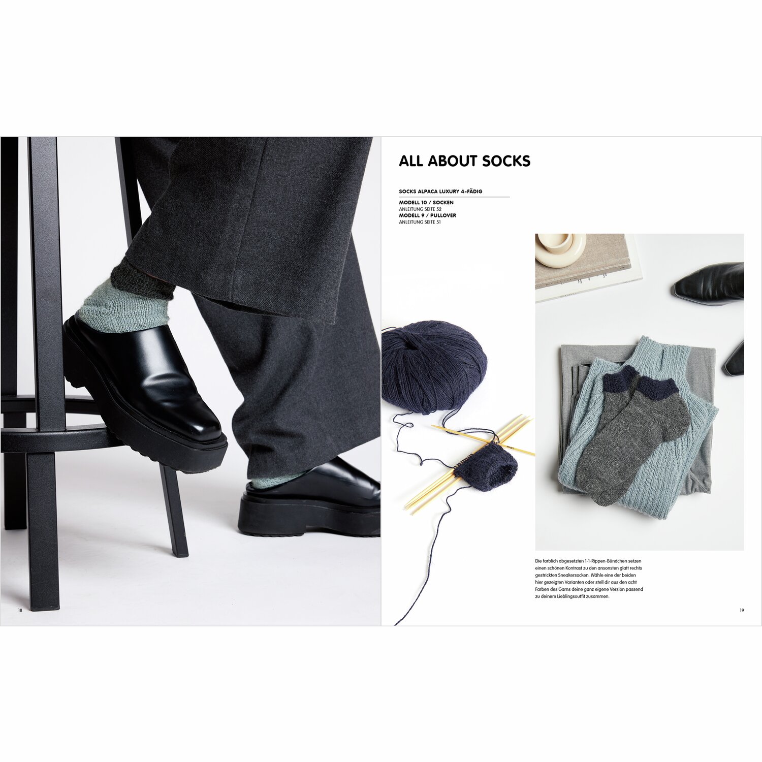 Luxury Knits - Premium Natural Fibres Sprachauswahl deutsch von Rico Design