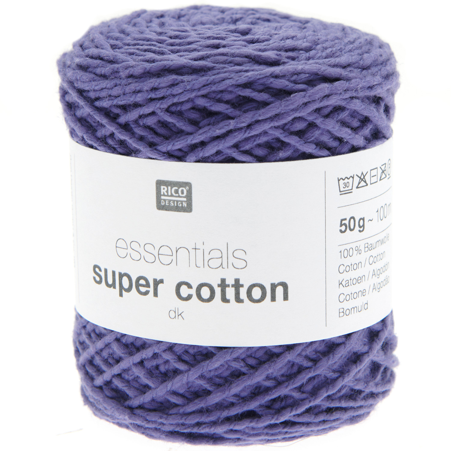 Rico Design Essentials Super Cotton dk Royalblau