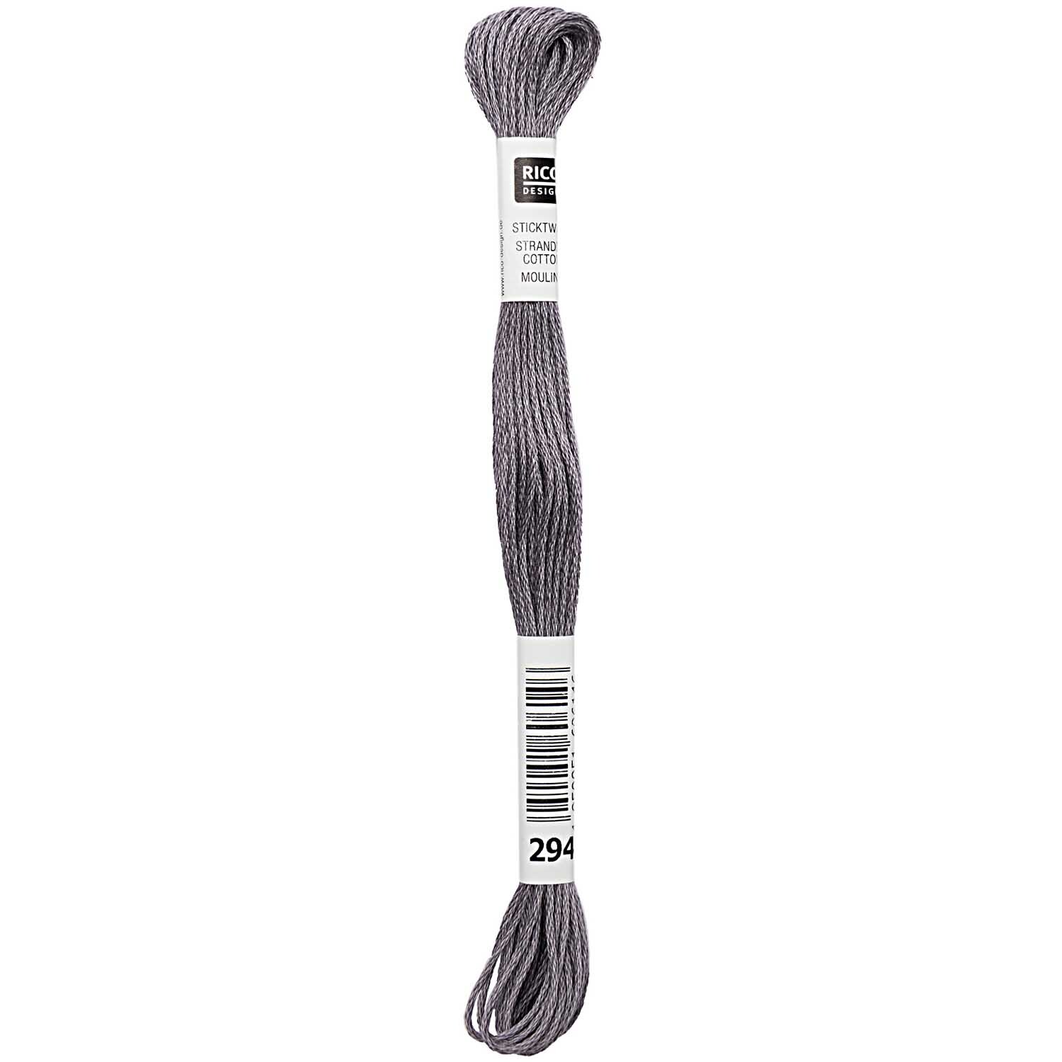 Rico Design Sticktwist 8m 294 Dunkelgrau