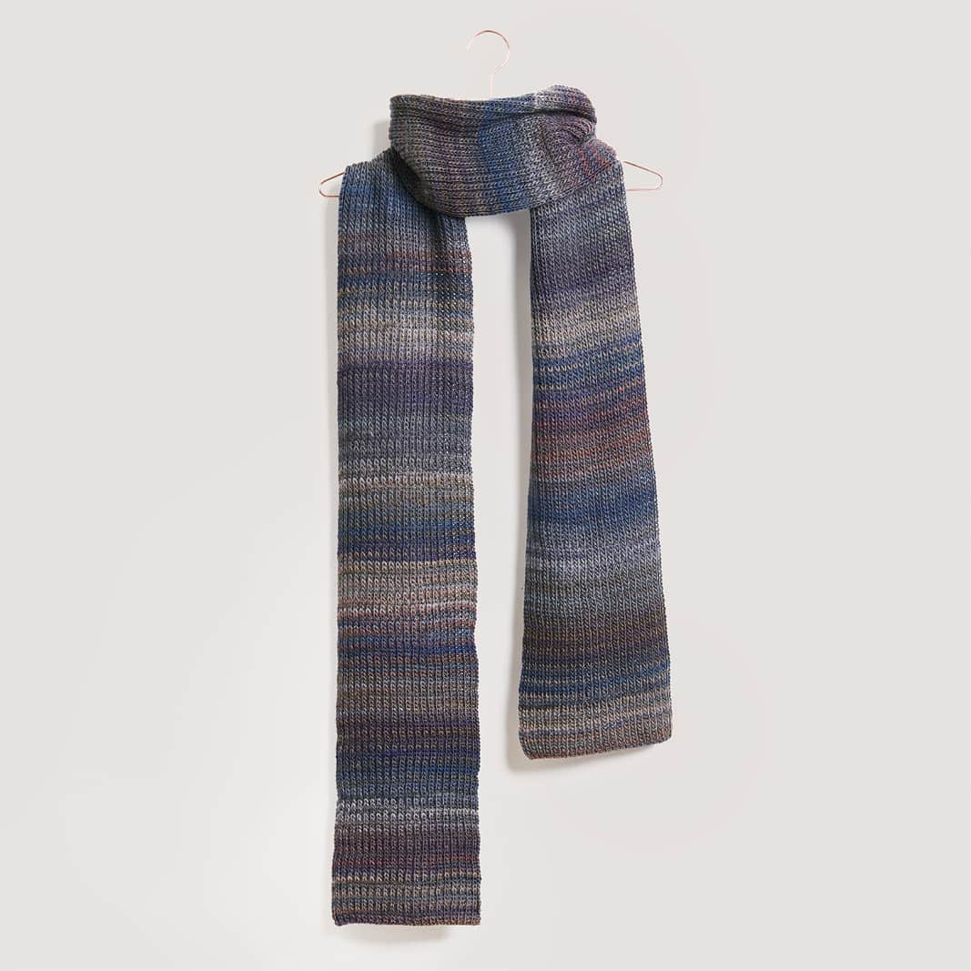 Gestrickter Schal: Modell 25 aus dem Heft Lovewool No. 21