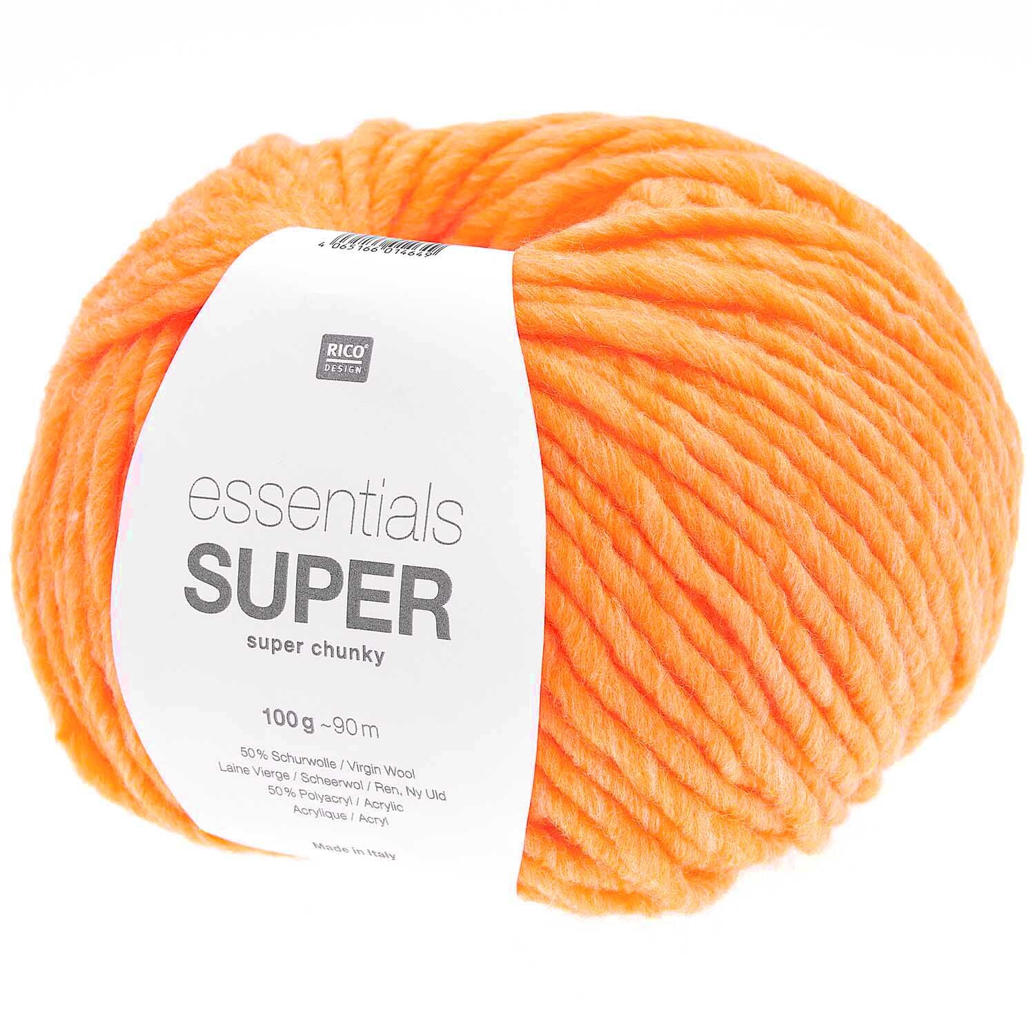Rico Design Essentials Super super chunky Neon Orange