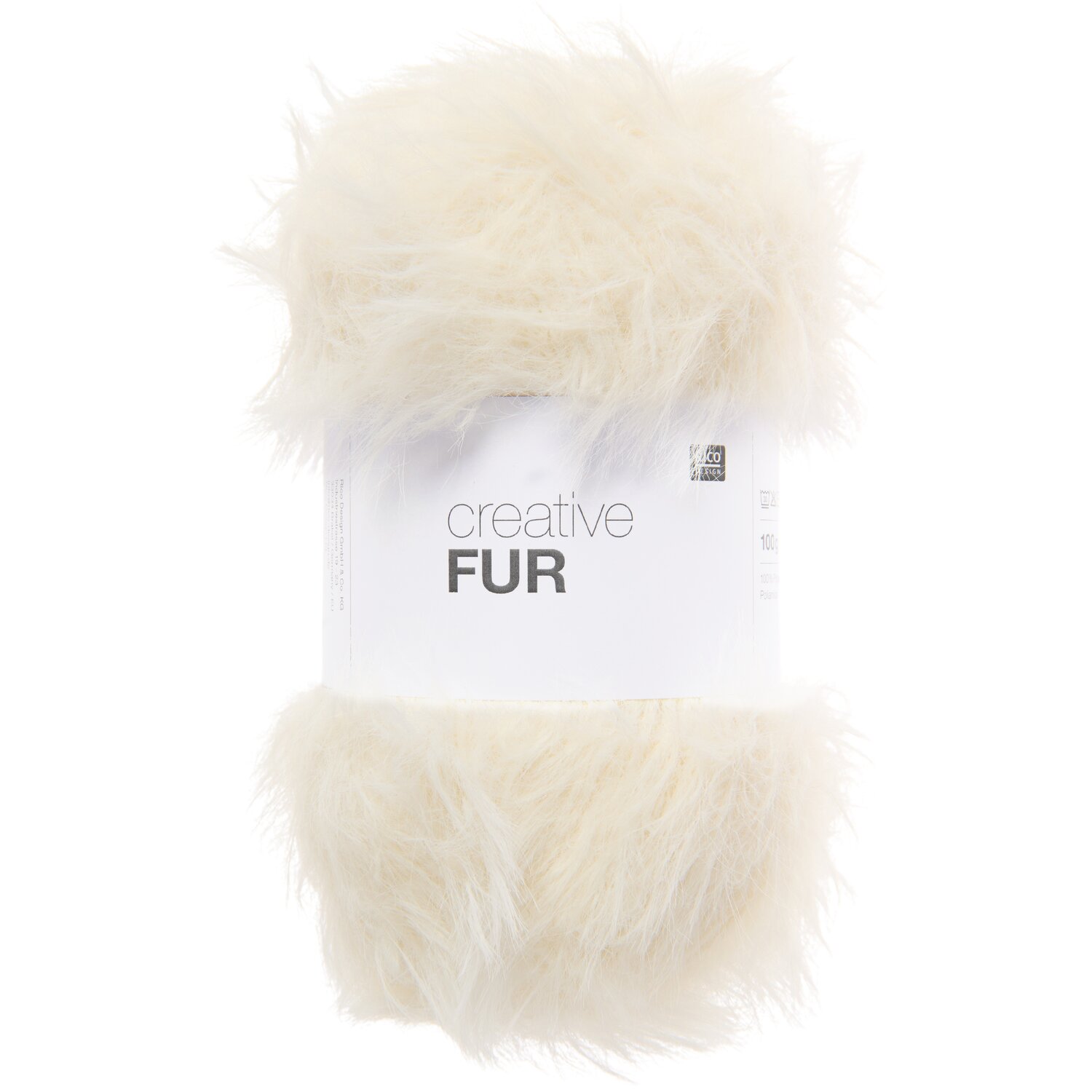 Creative Fur 100g 130m Farbe Creme von Rico Design