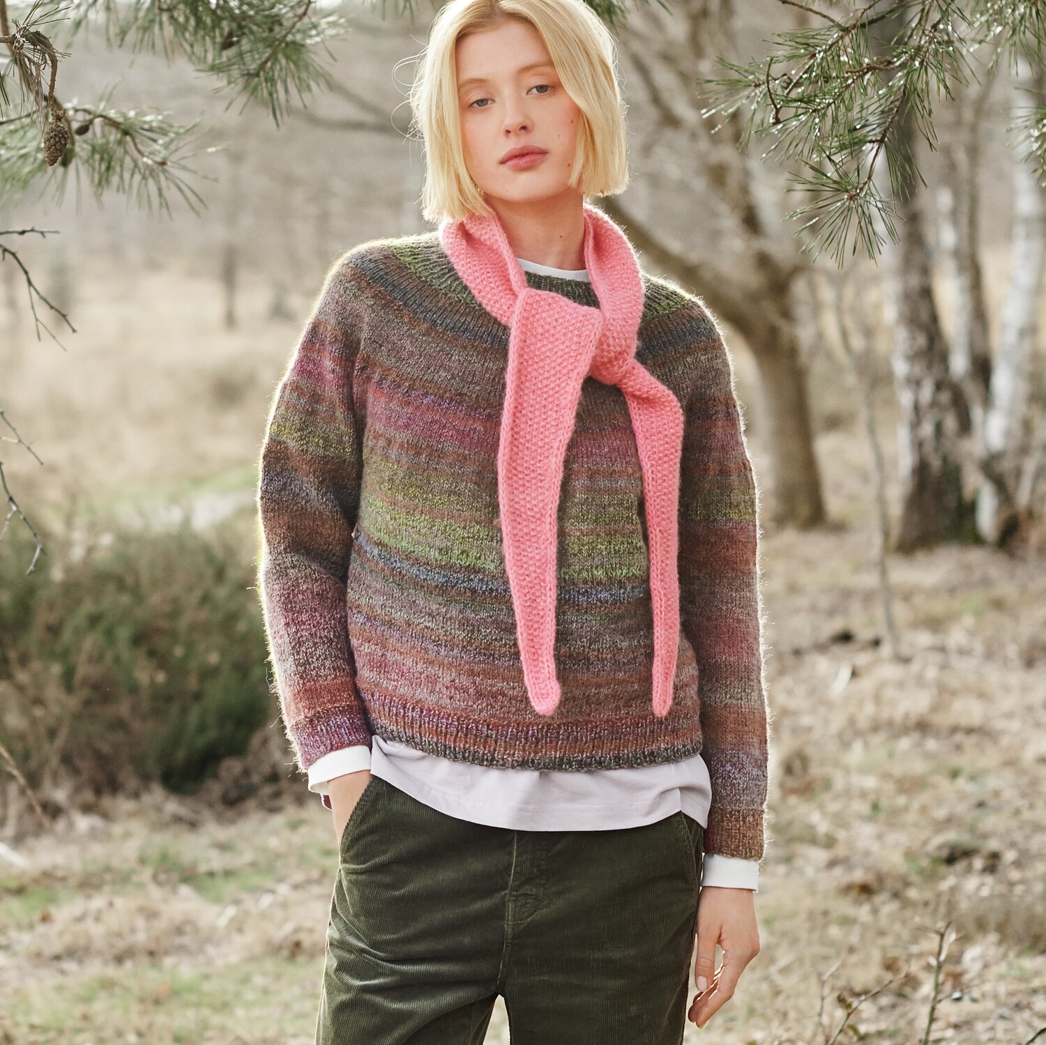 Strickset Minituch Modell 36 aus Lovewool No. 21 von Rico Design