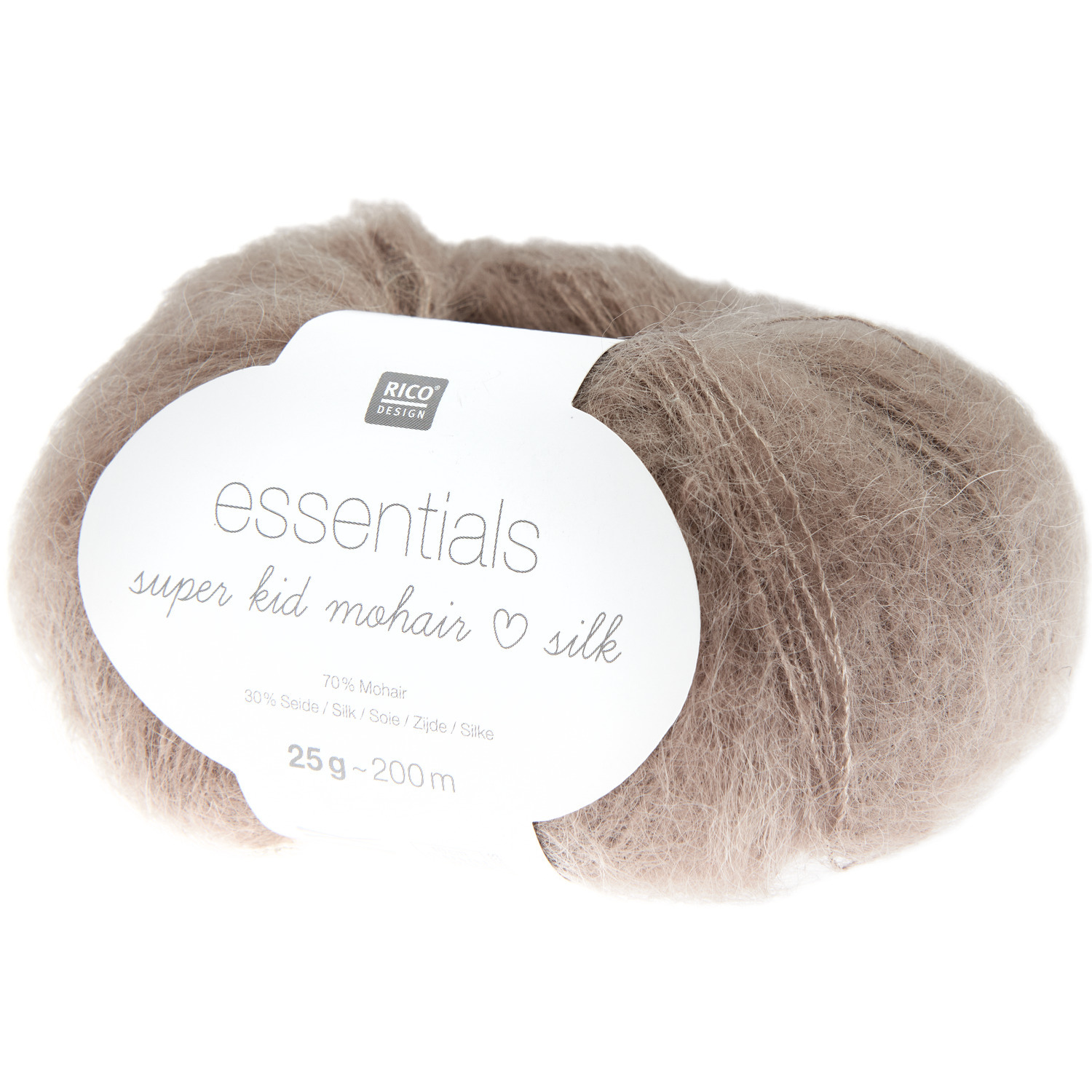 Rico Design Essentials Super Kid Mohair Loves Silk Staub