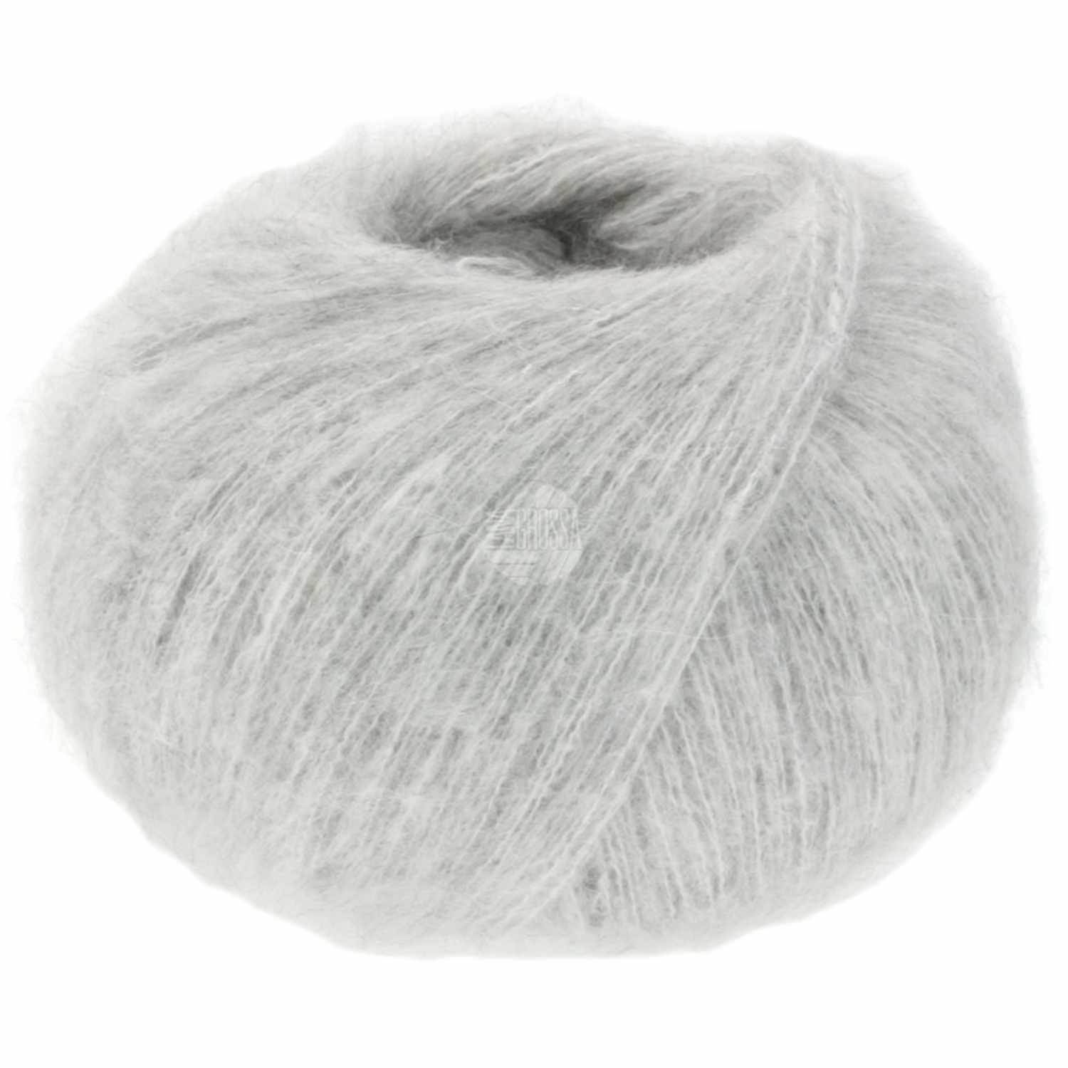 Bella 25g 250m Farbe Hellgrau von LANA GROSSA Mode mit Wolle Handels- und Vertriebs Bella: Weiches, hellgraues Garnknäuel von Lana Grossa, ideal für leichte Strickprojekte.