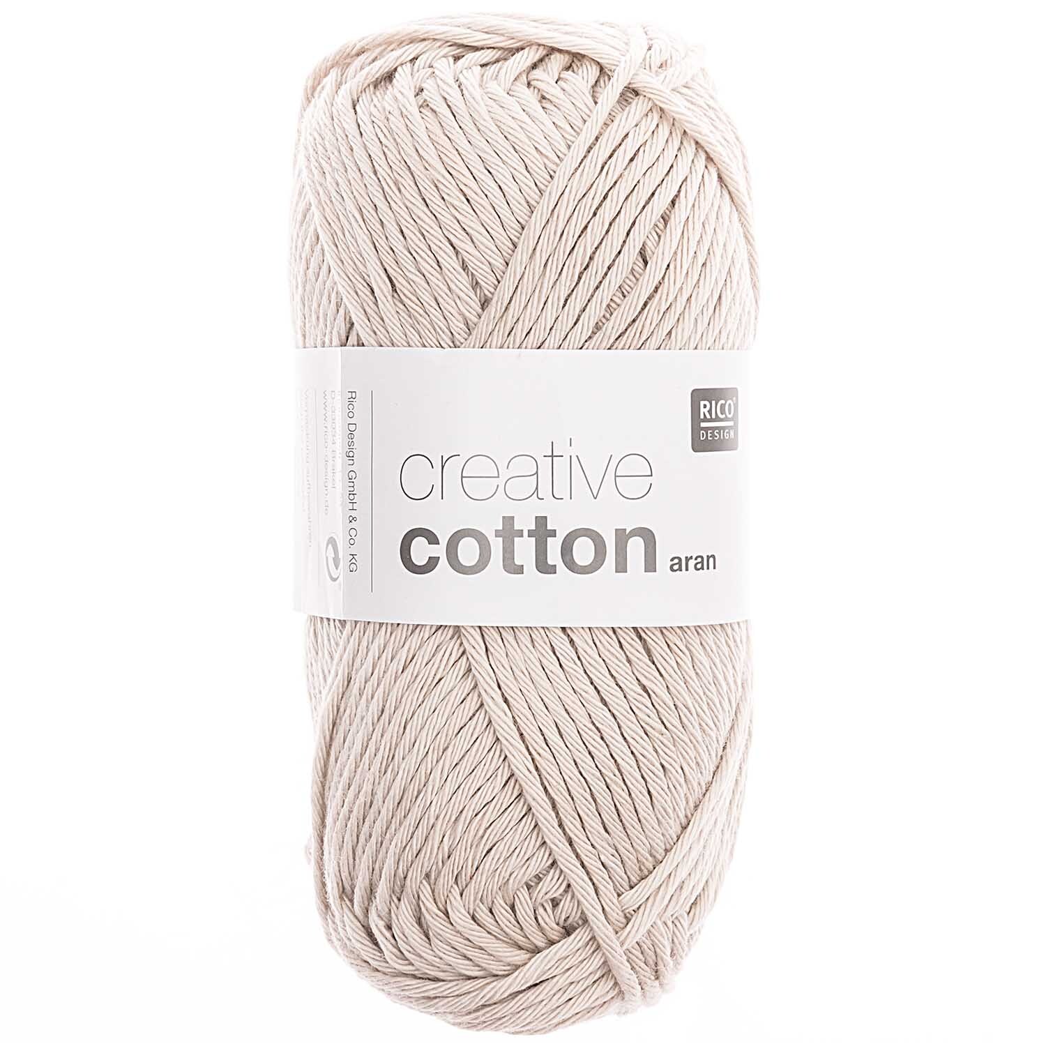 Rico Design Creative Cotton aran Silbergrau
