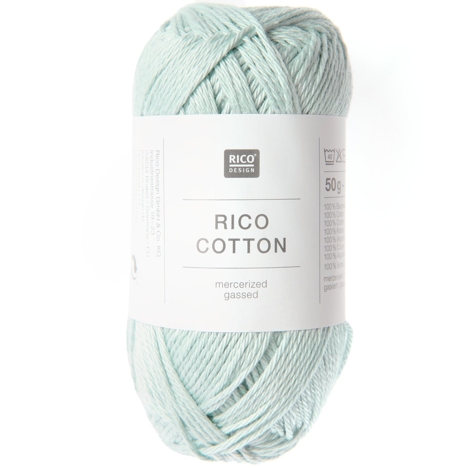Rico Design Rico Cotton Eisblau