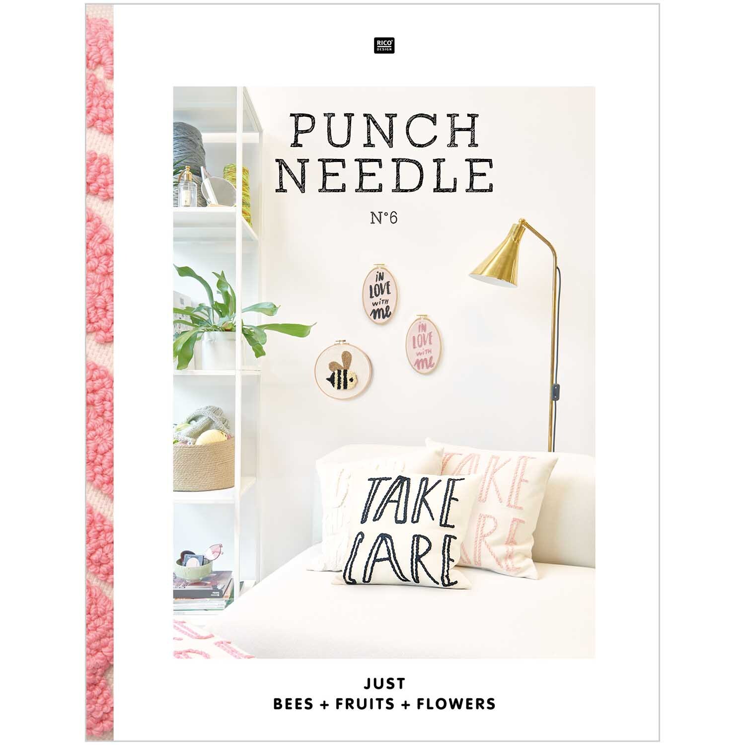 Stickbuch Punch Needle No. 6 Just Bees + Fruits + Flowers Stickbuch Punch Needle No. 6 Just Bees + Fruits + Flowers