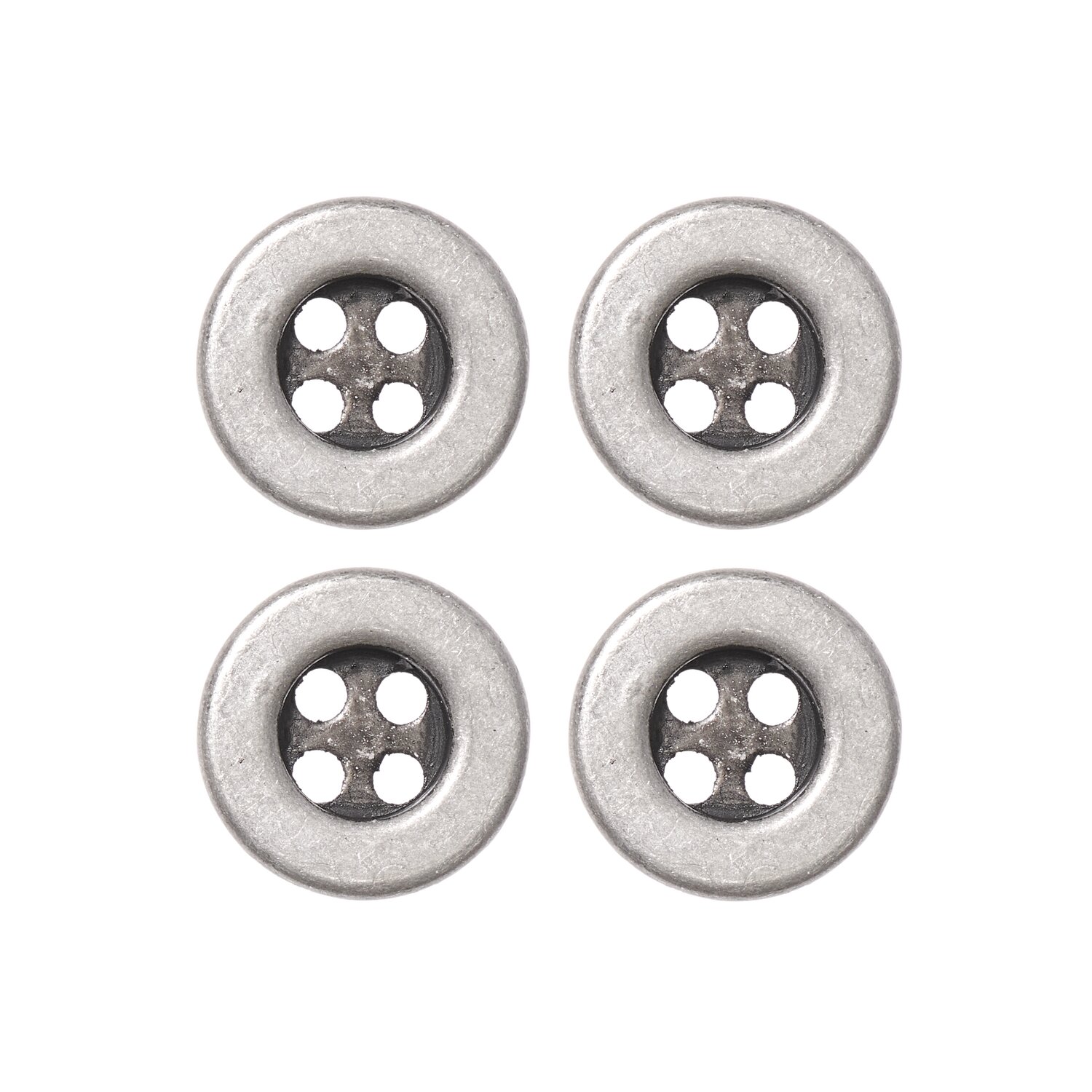 Trachtenknöpfe flach 15x15cm 4 Stück von Rico Design