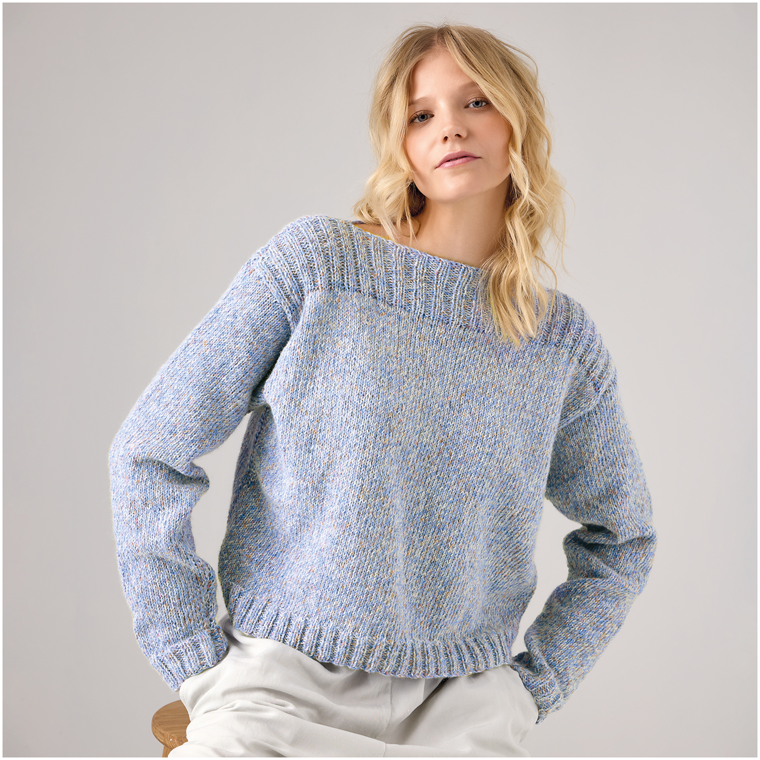Strickset Pullover Modell 26 aus Die Neue Masche Nr. 6