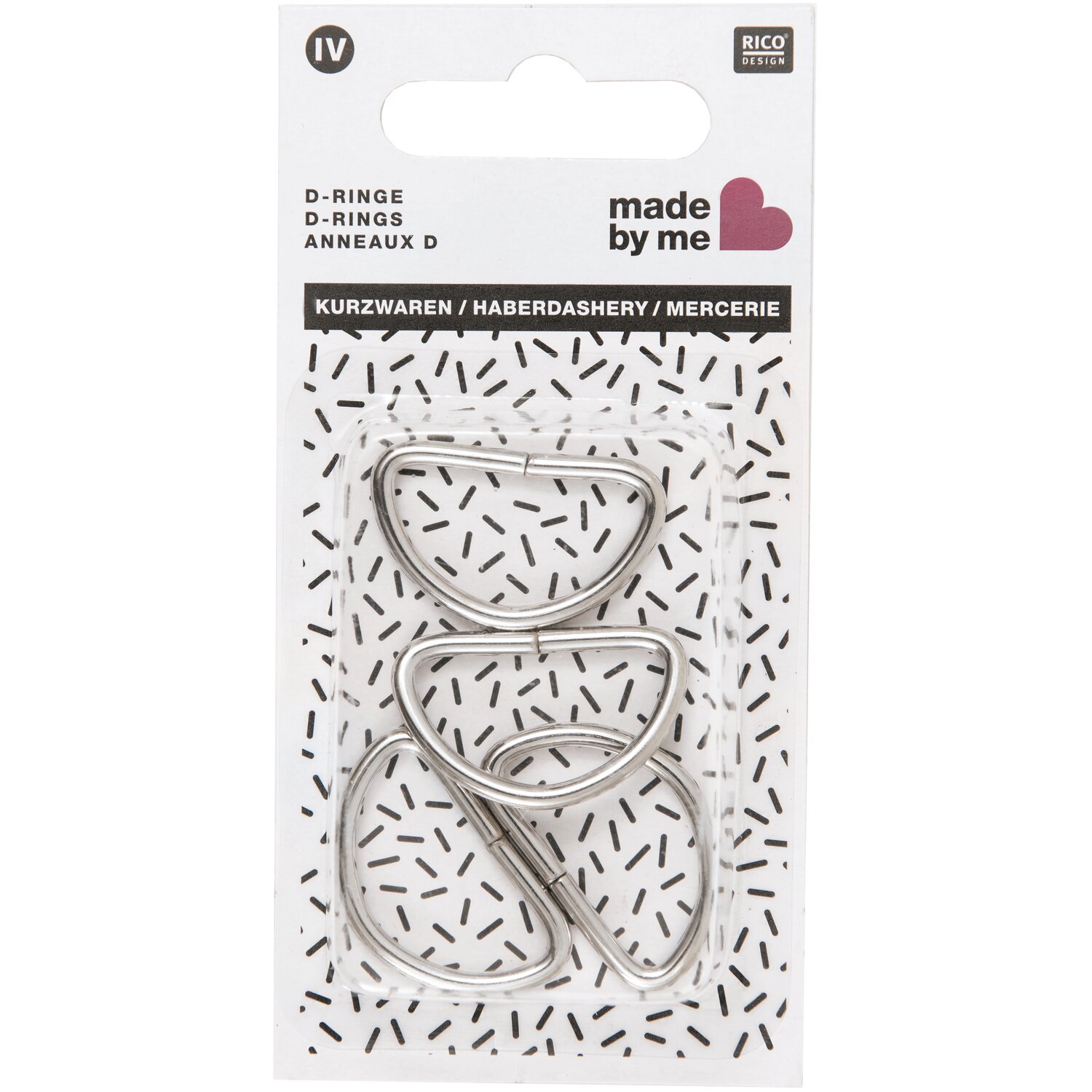 D-Ringe 25mm 4 Stück von Rico Design