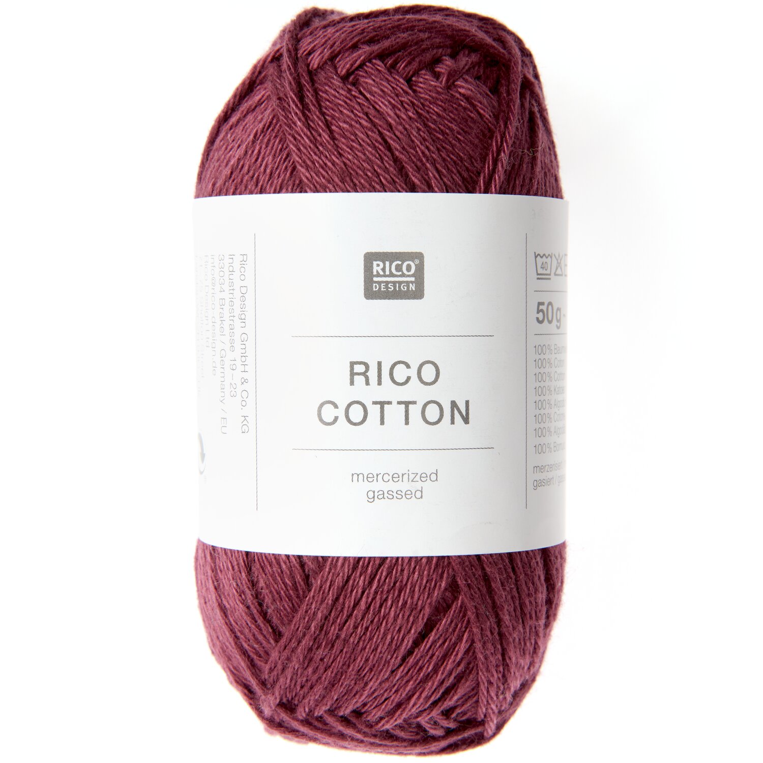 Rico Design Rico Cotton Bordeaux