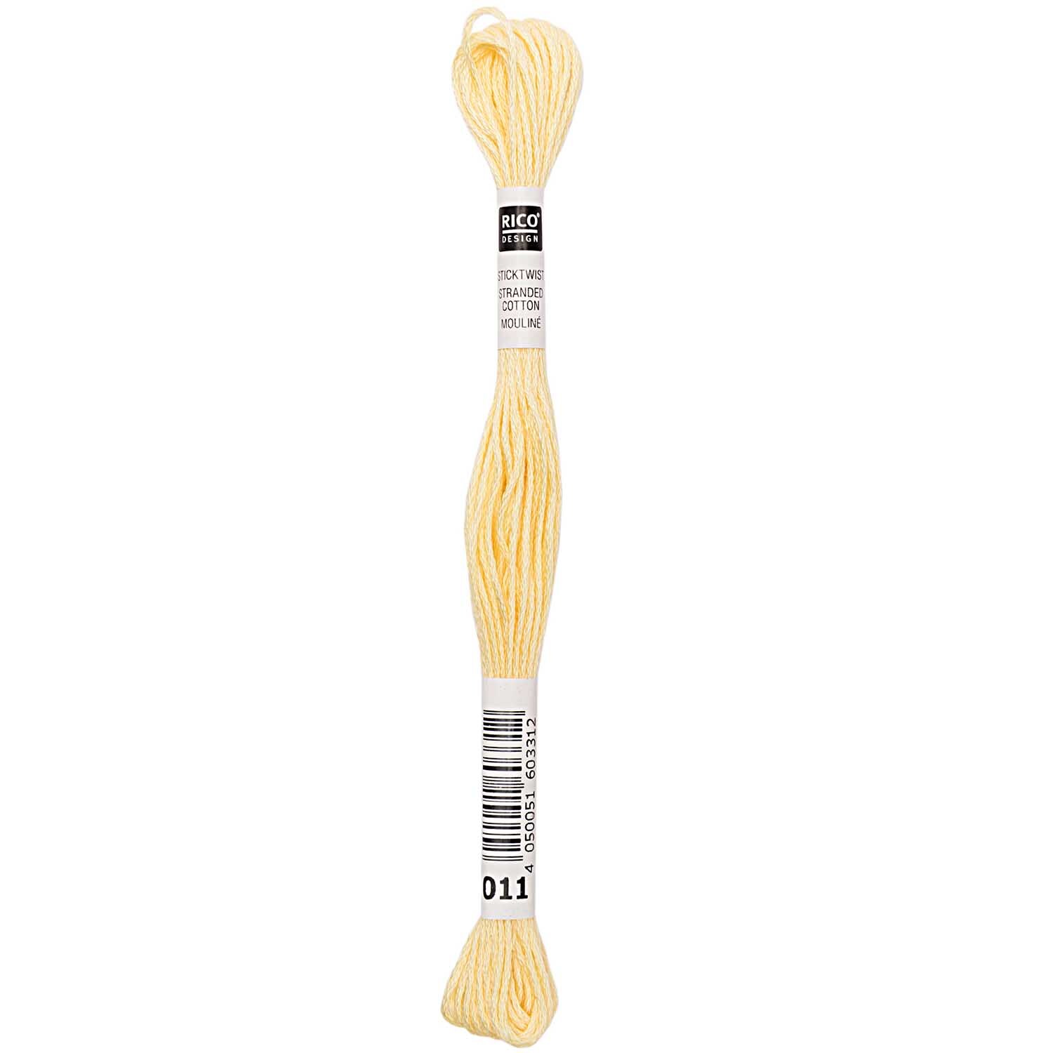 Rico Design Sticktwist 8m 011 Hellgelb