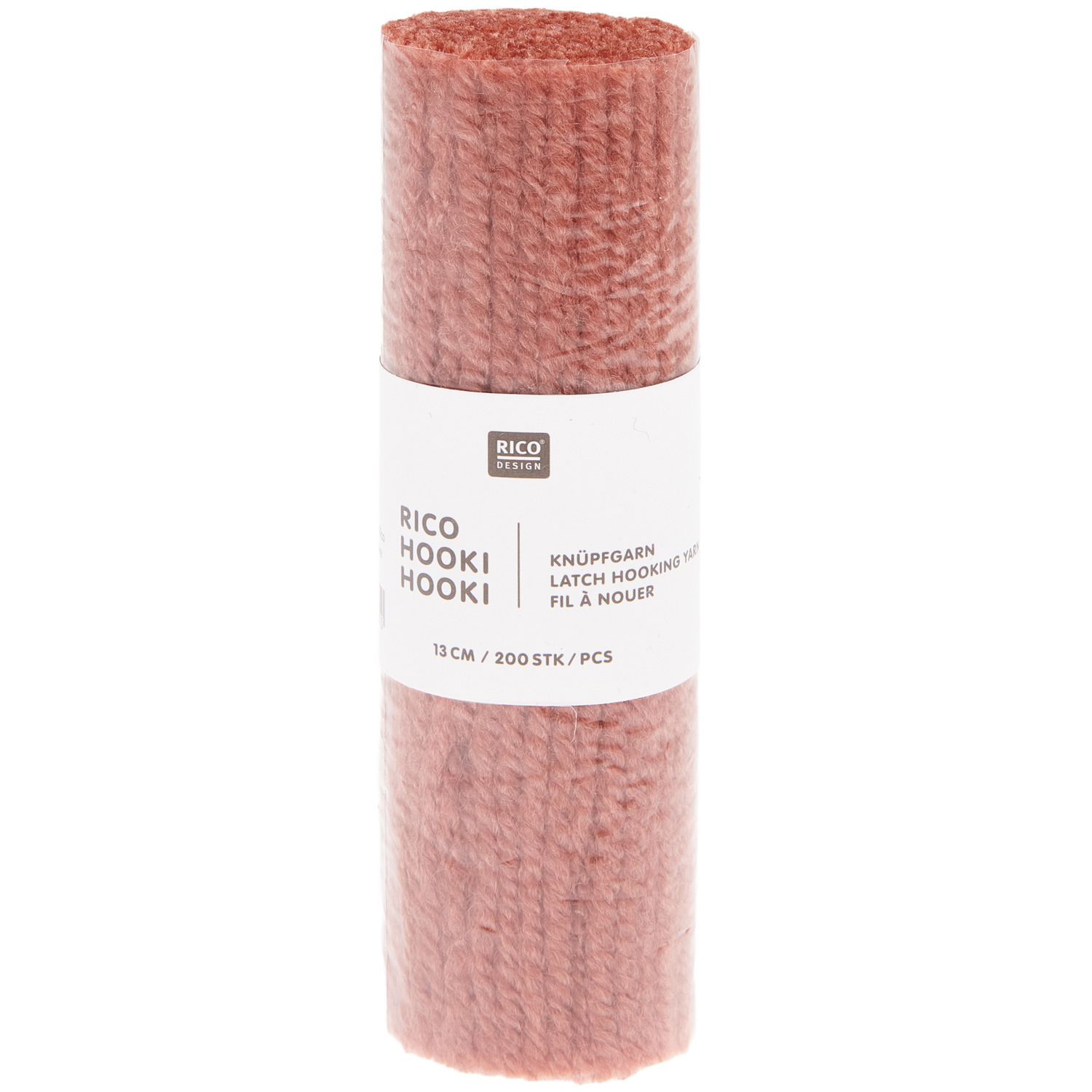 Rico Design Rico Hooki Hooki Knüpfgarn Lachsrot