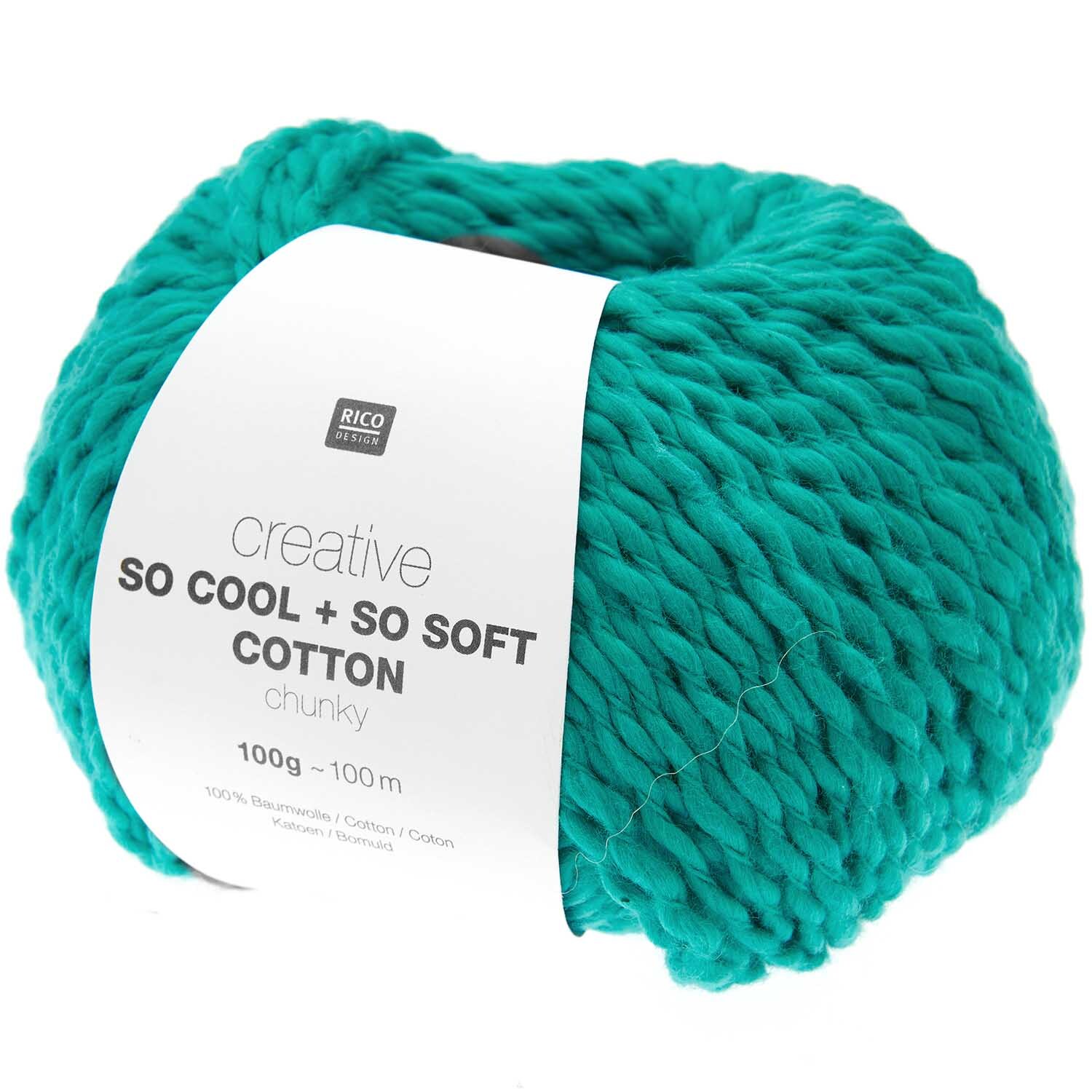 Rico Design Creative So Cool + So Soft Cotton chunky Türkis