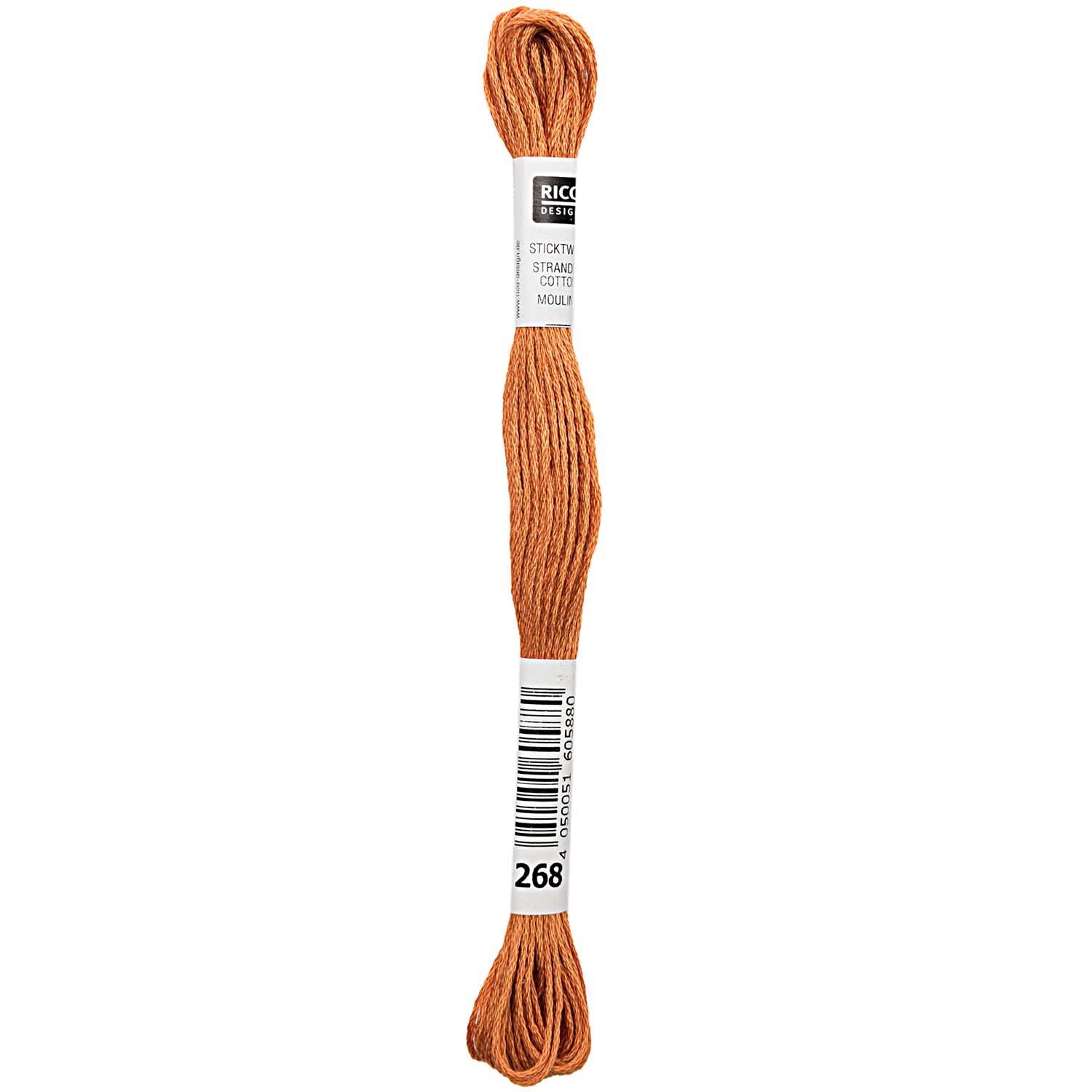 Rico Design Sticktwist 8m 268 Rostbraun