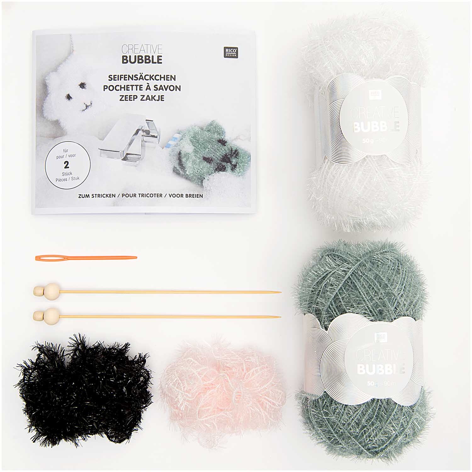 Strickset Creative Bubble Bath Seifensäckchen Strickset Creative Bubble Bath Seifensäckchen