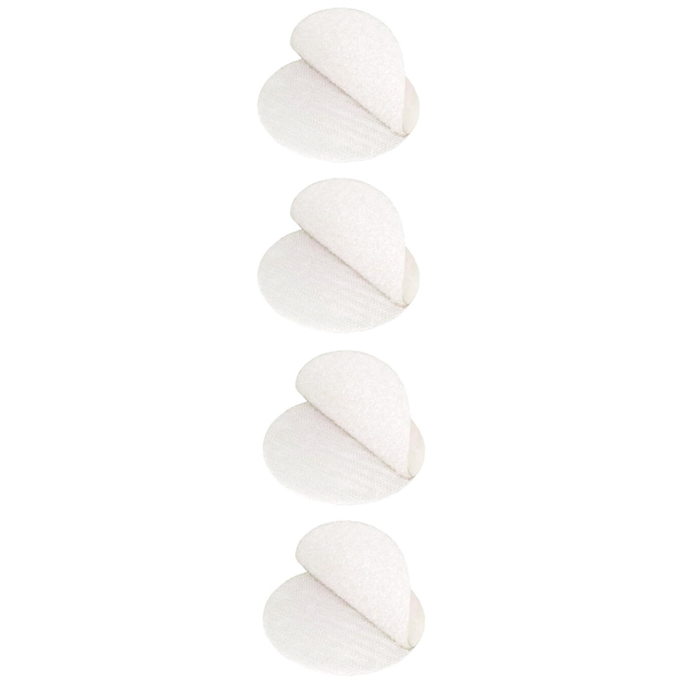 Klettpunkte selbstklebend weiß 20mm von Rico Design