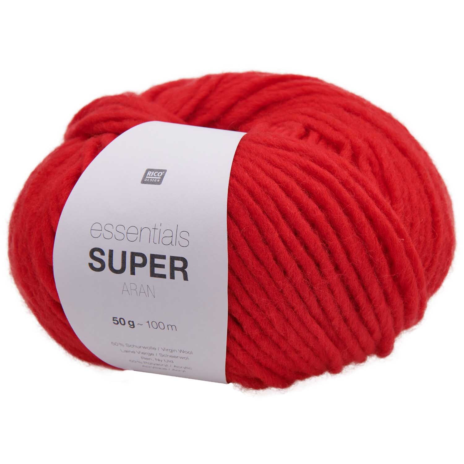 Rico Design Essentials Super aran Rot