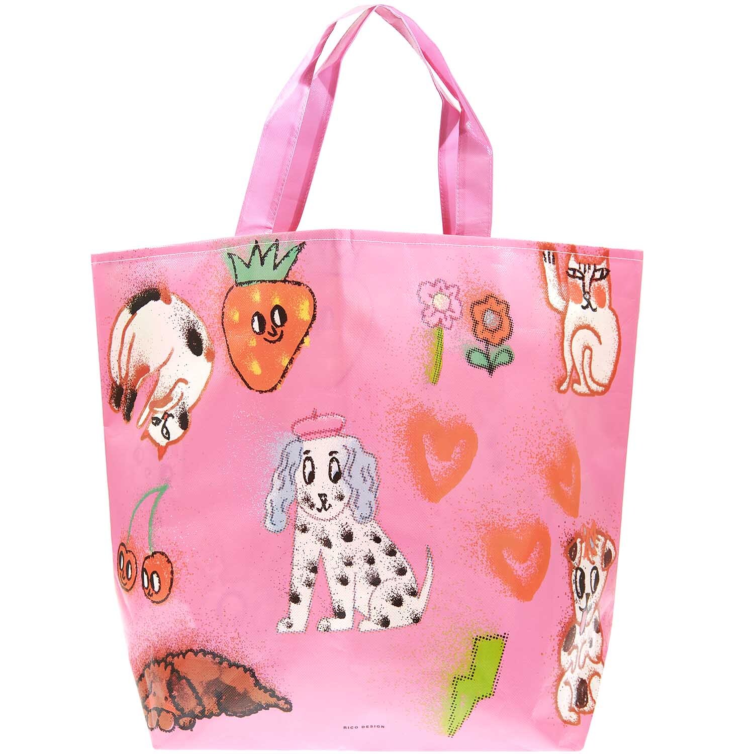 Paper Poetry Shopper Airbrush rosa 54x43x20cm Paper Poetry Shopper Airbrush rosa 54x43x20cm