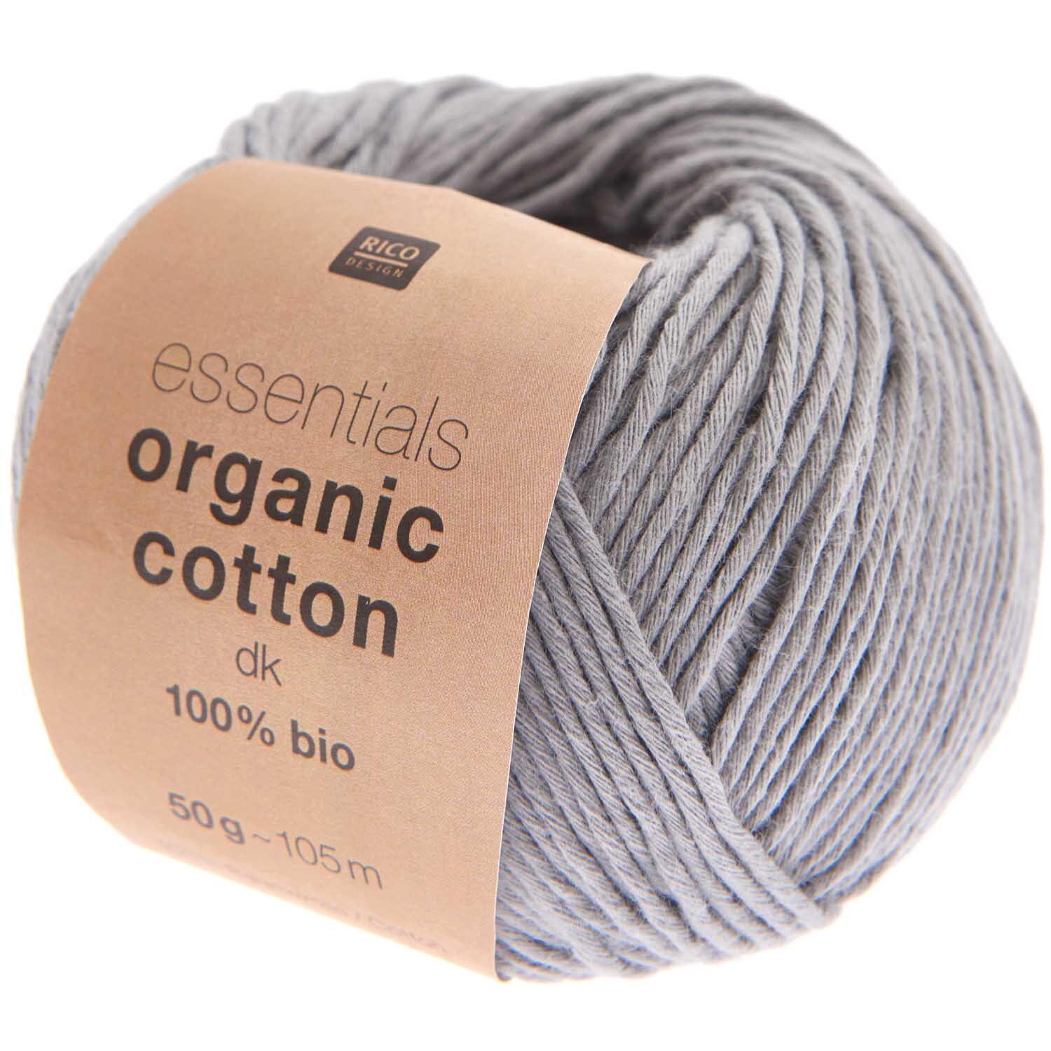 Rico Design Essentials Organic Cotton dk Grau
