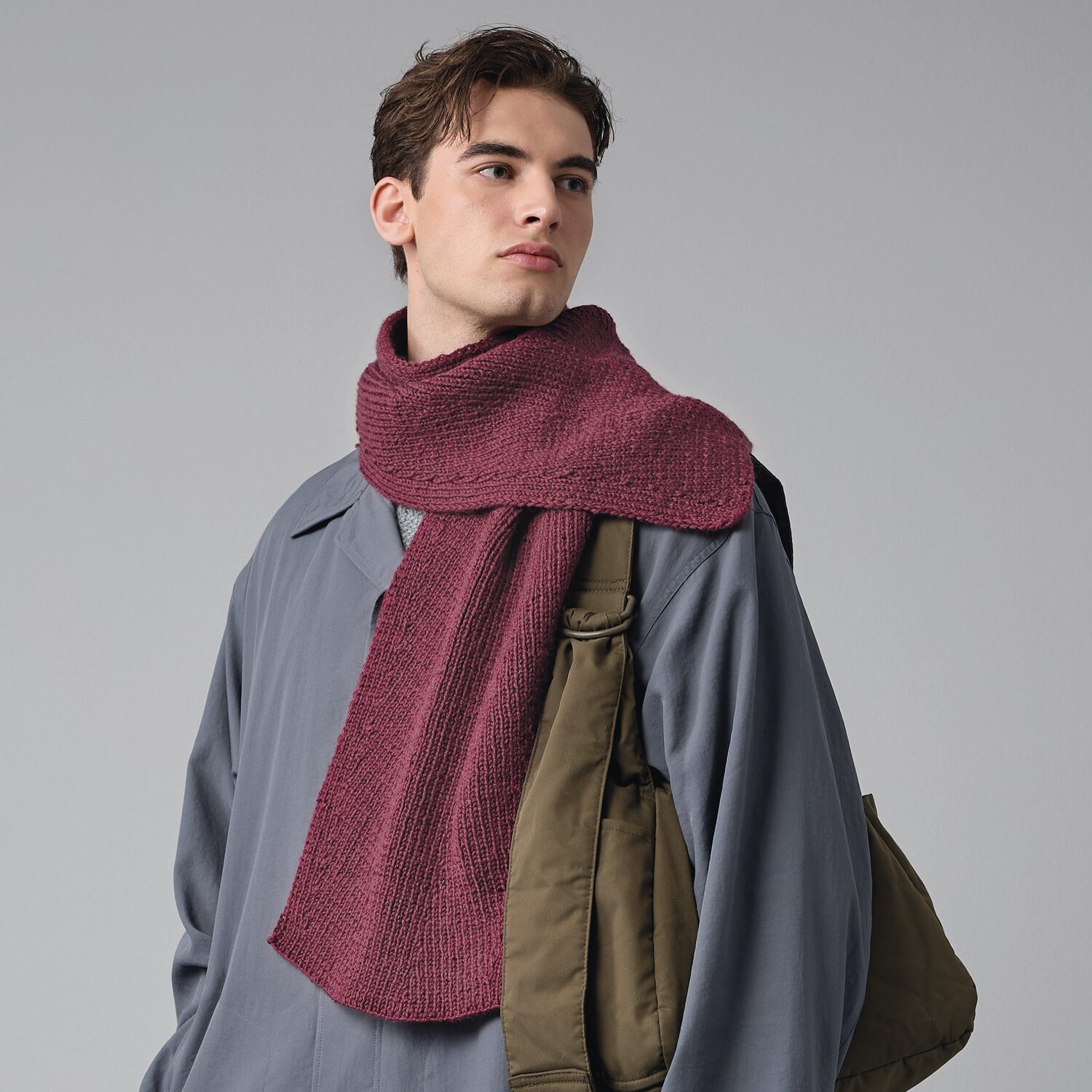 Strickset Schal Modell 10 aus Made by Me Men No. 3 von Rico Design