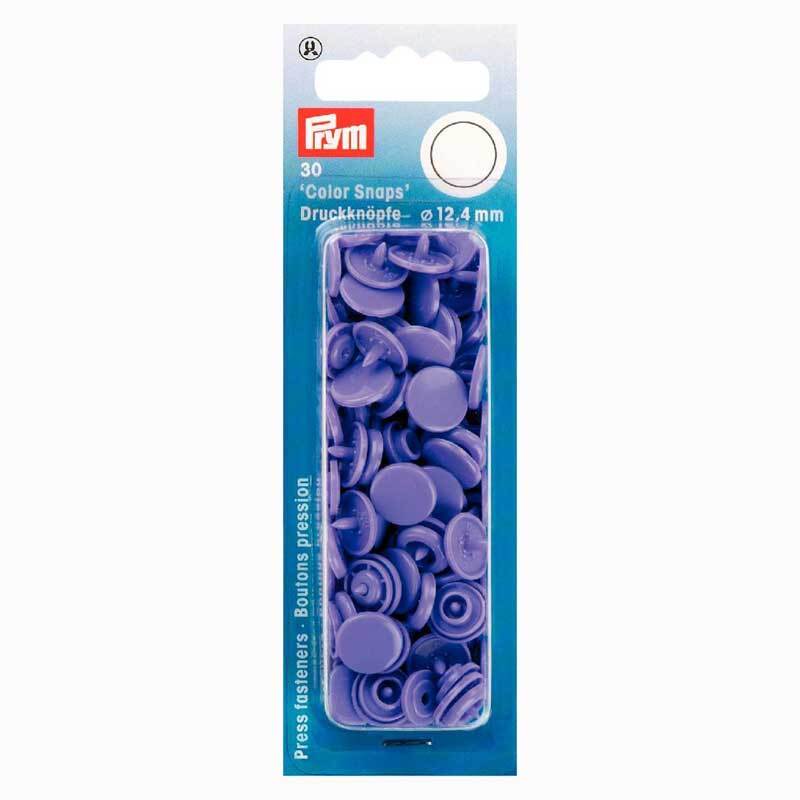 Color Snaps Druckknöpfe flieder 12,4mm 30 Stück