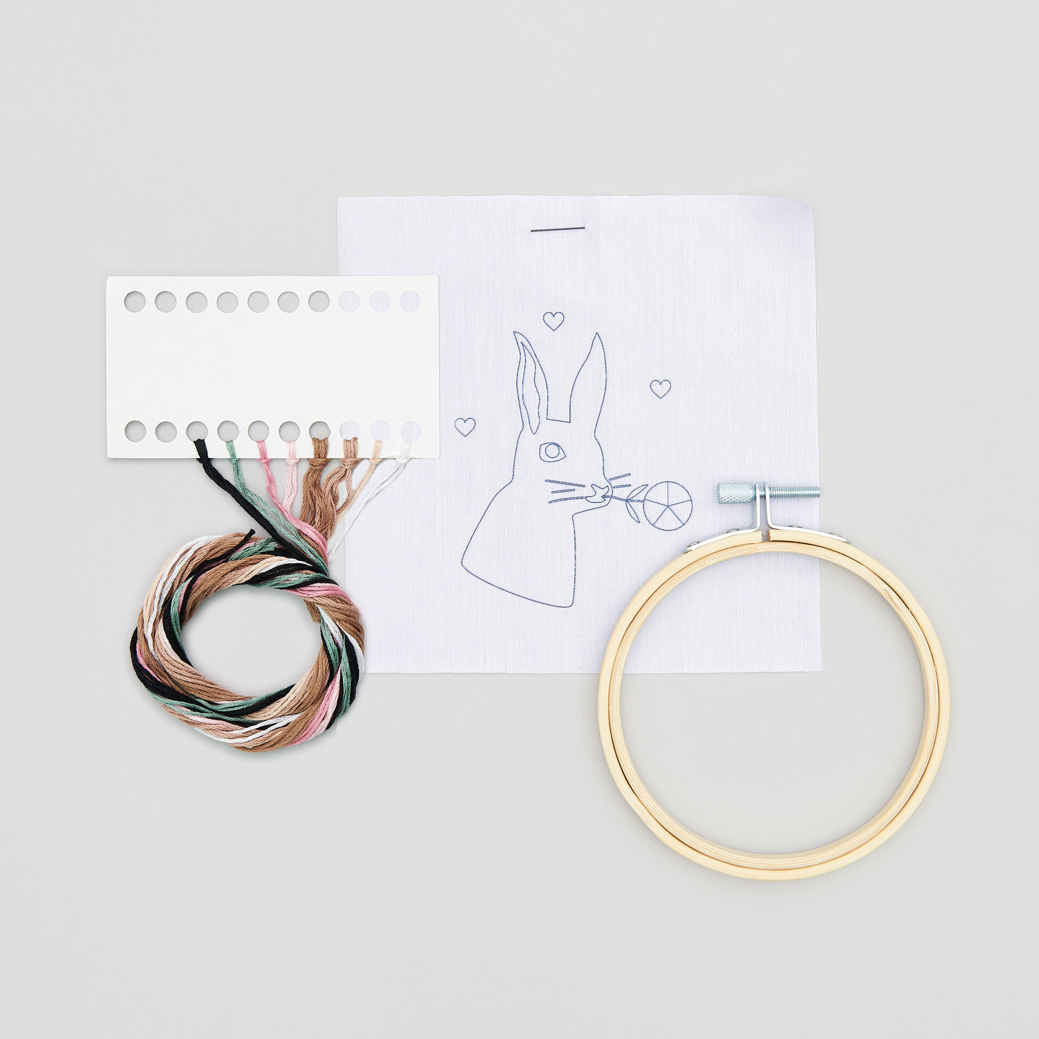 Stickpackung Hase vorgezeichnet Stickpackung Hase vorgezeichnet