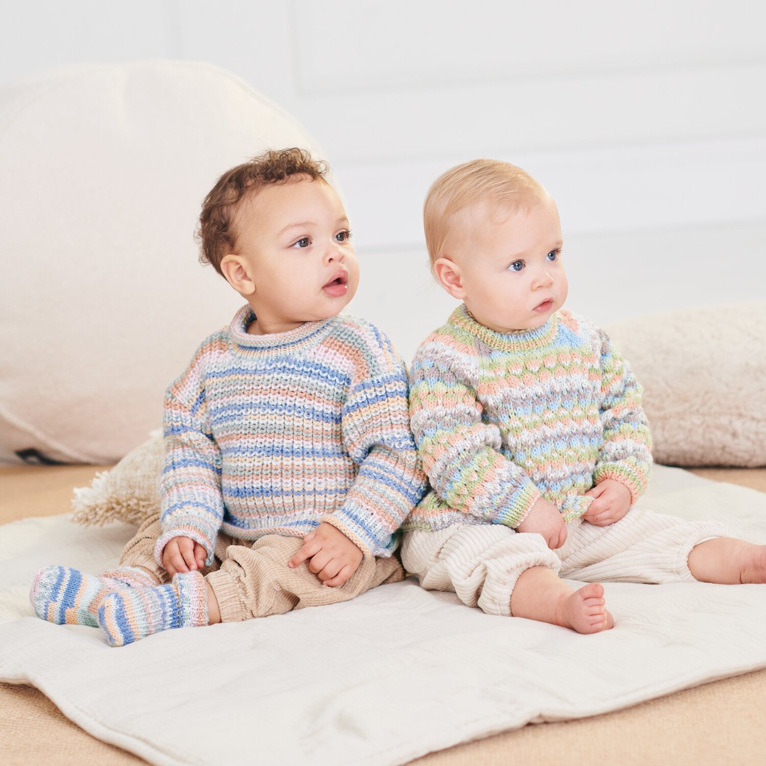 Strickset Socken Modell 20 aus Baby 042 von Rico Design Strickset Socken Modell 20 aus Baby 042 von Rico Design