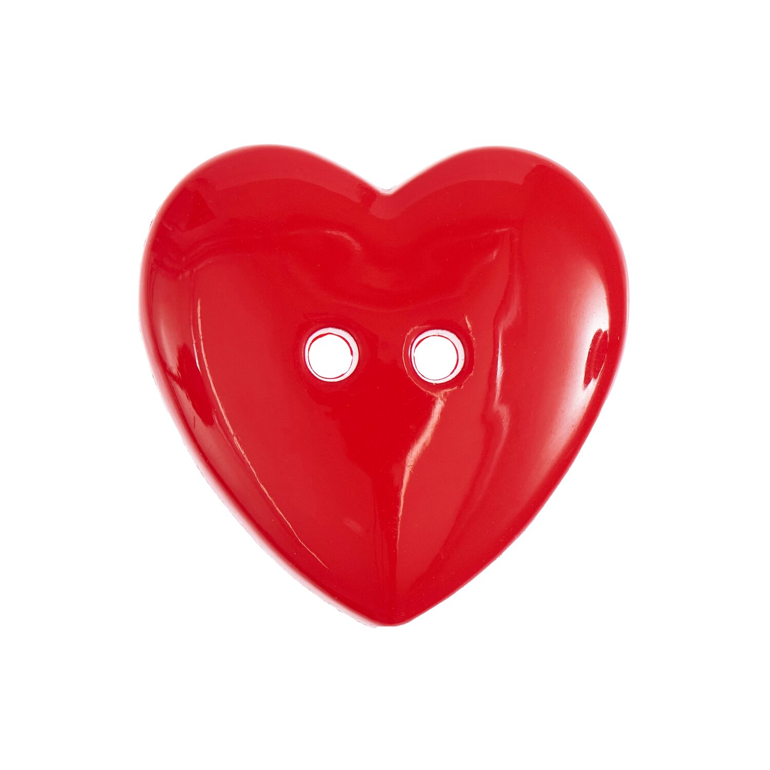 Knopf Herz Rot 2,9x2,9cm 1 Stück von Rico Design