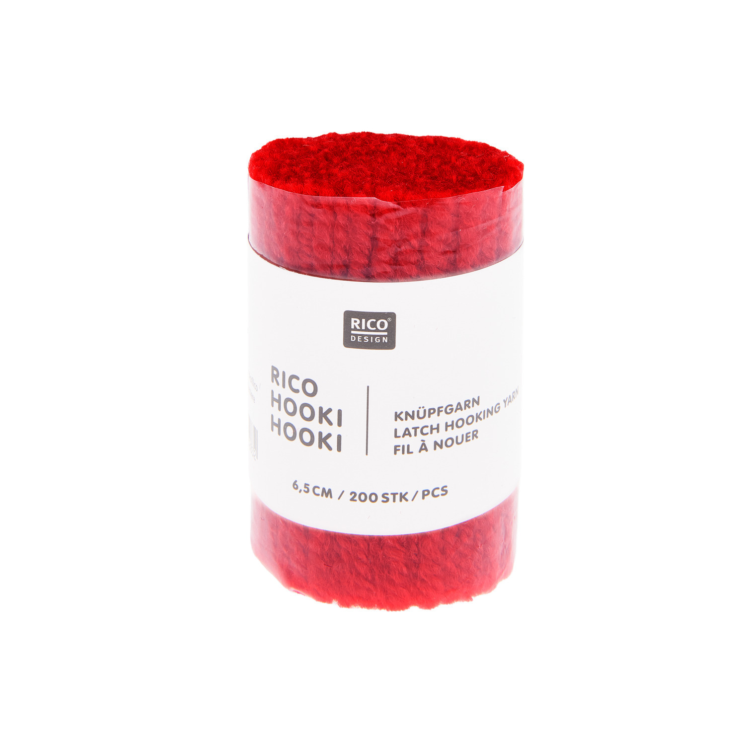 Rico Design Rico Hooki Hooki Knüpfgarn Rot