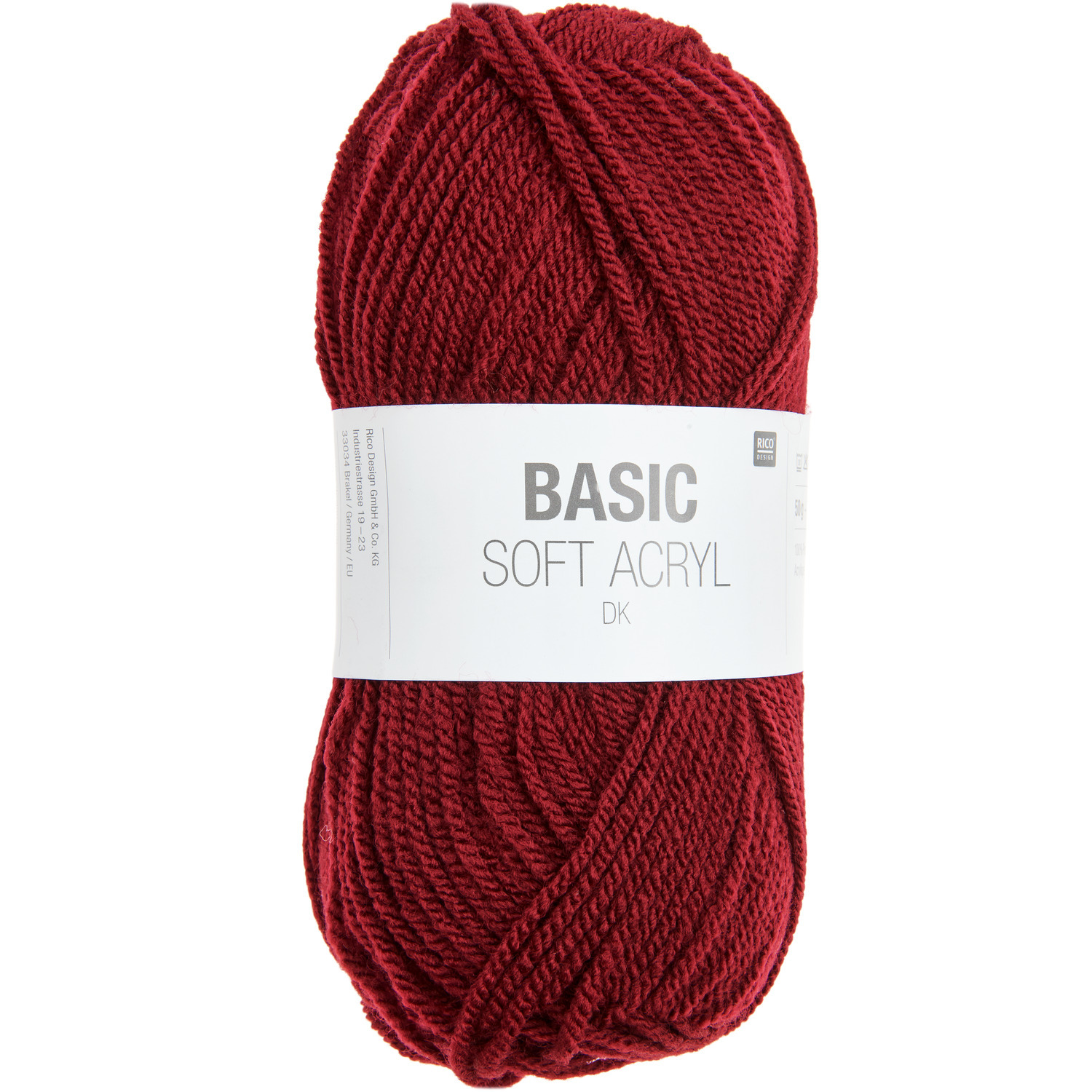 Rico Design Basic Soft Acryl dk Bordeaux