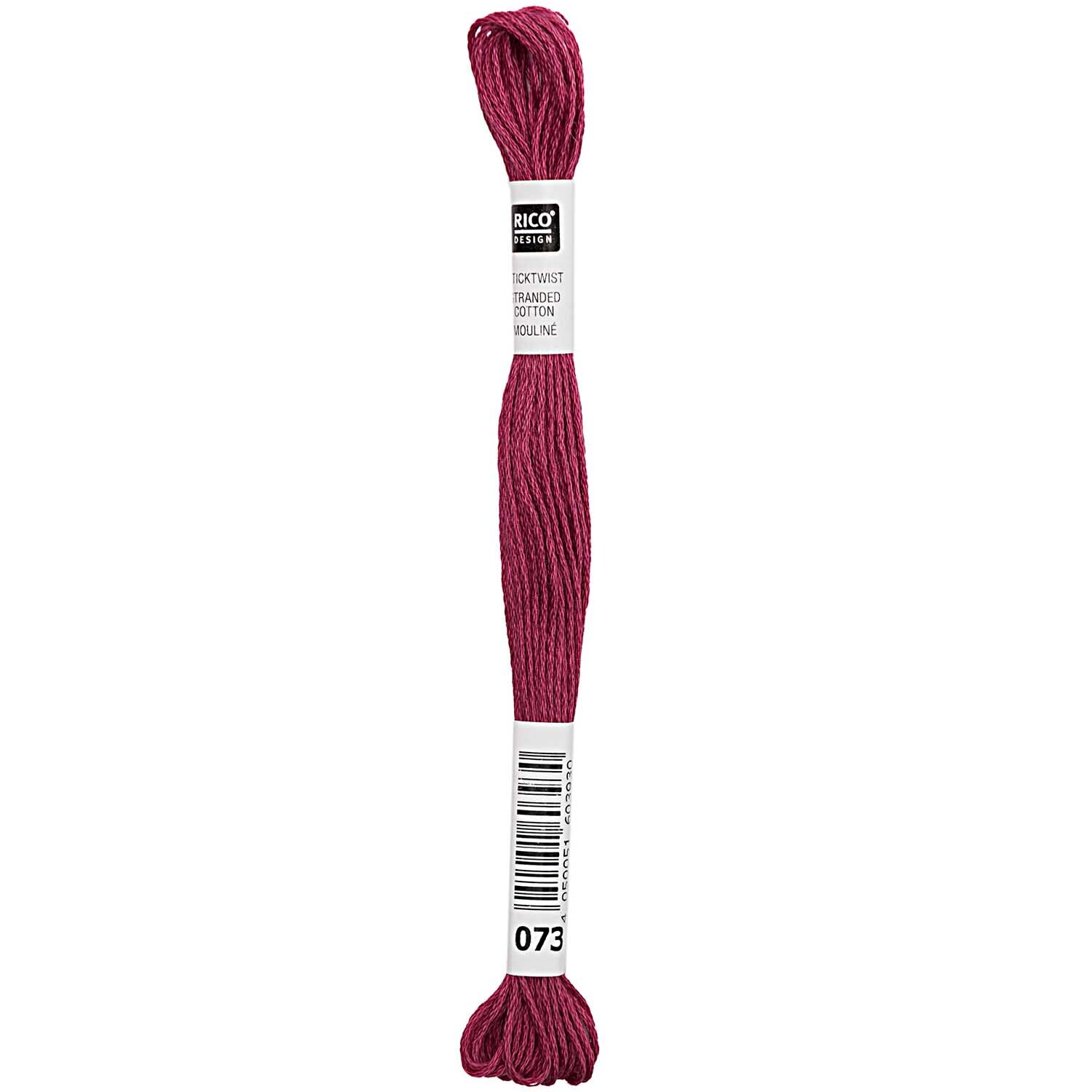 Rico Design Sticktwist 8m 073 Beerenrot