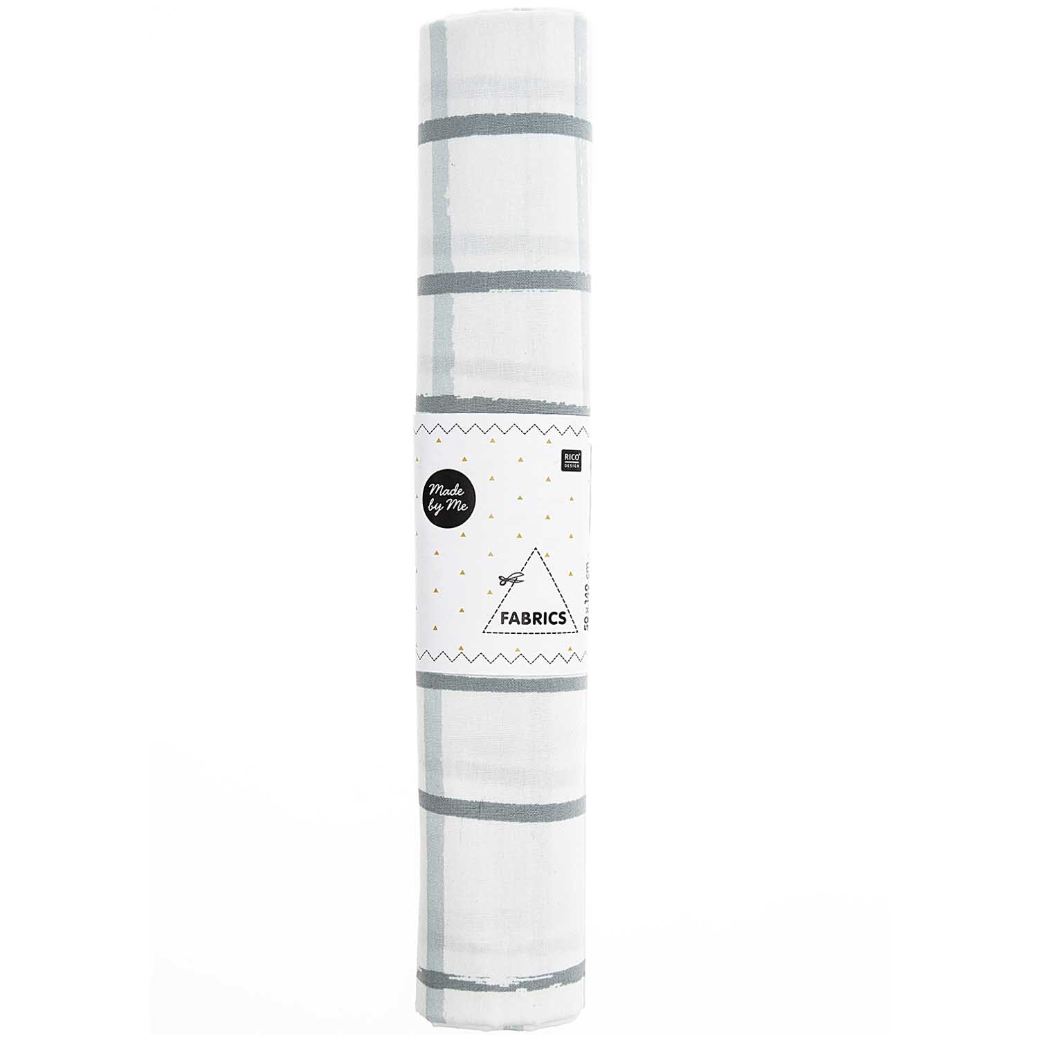 Druckstoff Crafted Nature kariert grau 50x140cm Druckstoff Crafted Nature kariert grau 50x140cm