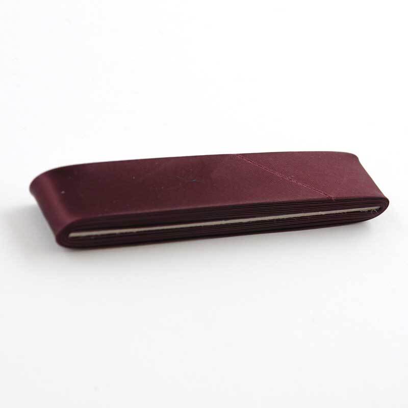 Schrägband 20mm Satin 2m Farbe Bordeaux Nr. 2613 von Gütermann creativ 