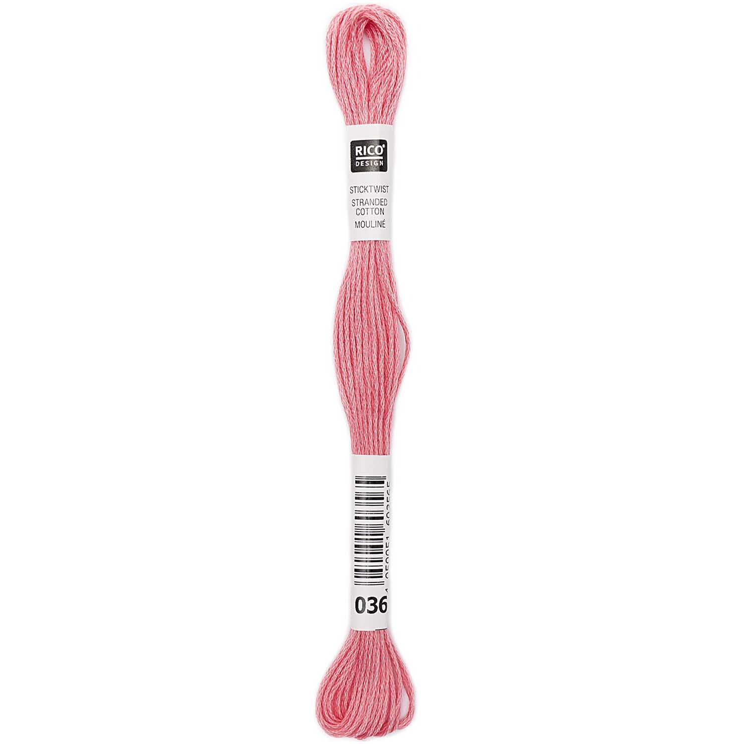 Rico Design Sticktwist 8m 036 Rot