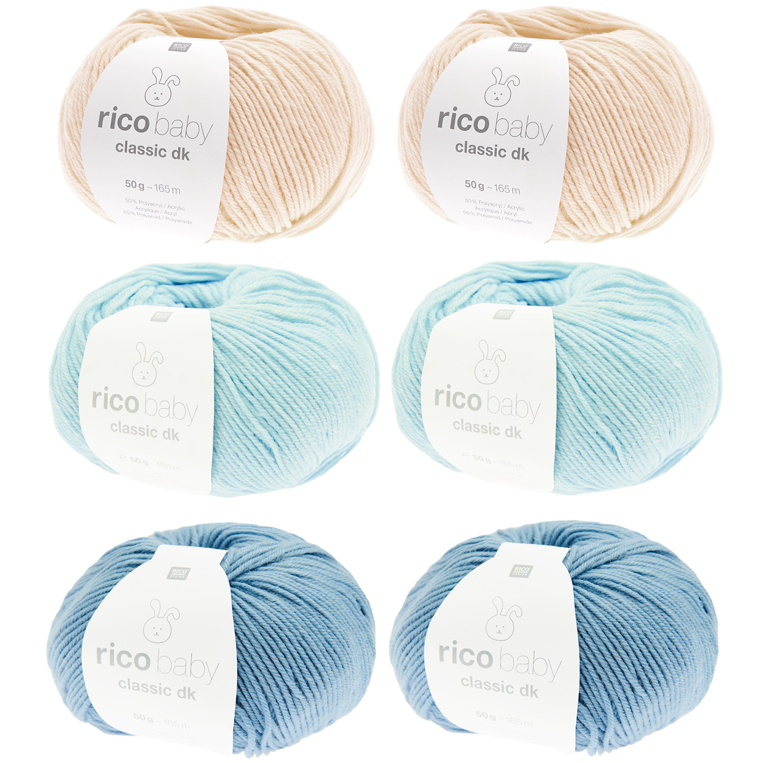 Wollpaket Baby Classic Aqua Colours