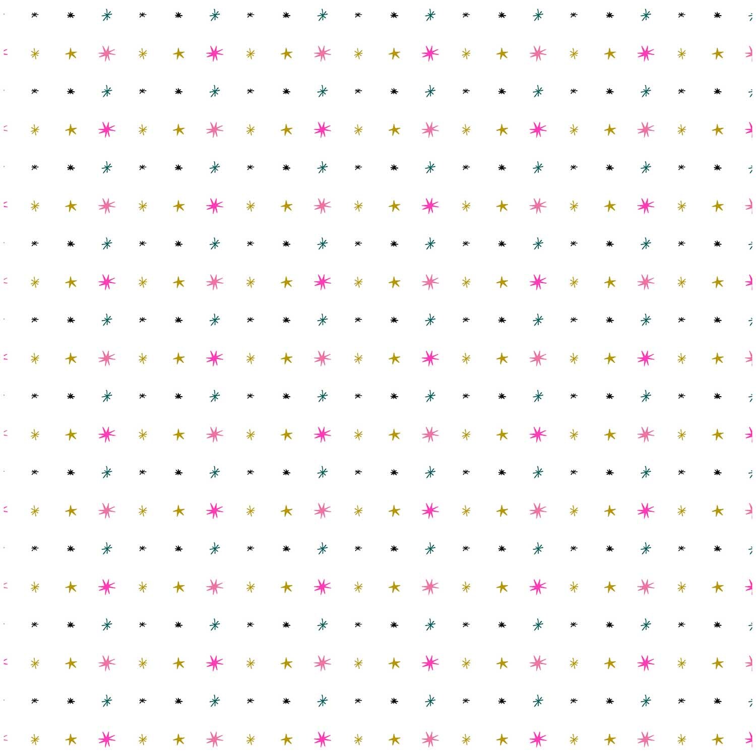 Stoff Sterne gold-neon 50x140cm Stoff Sterne gold-neon 50x140cm