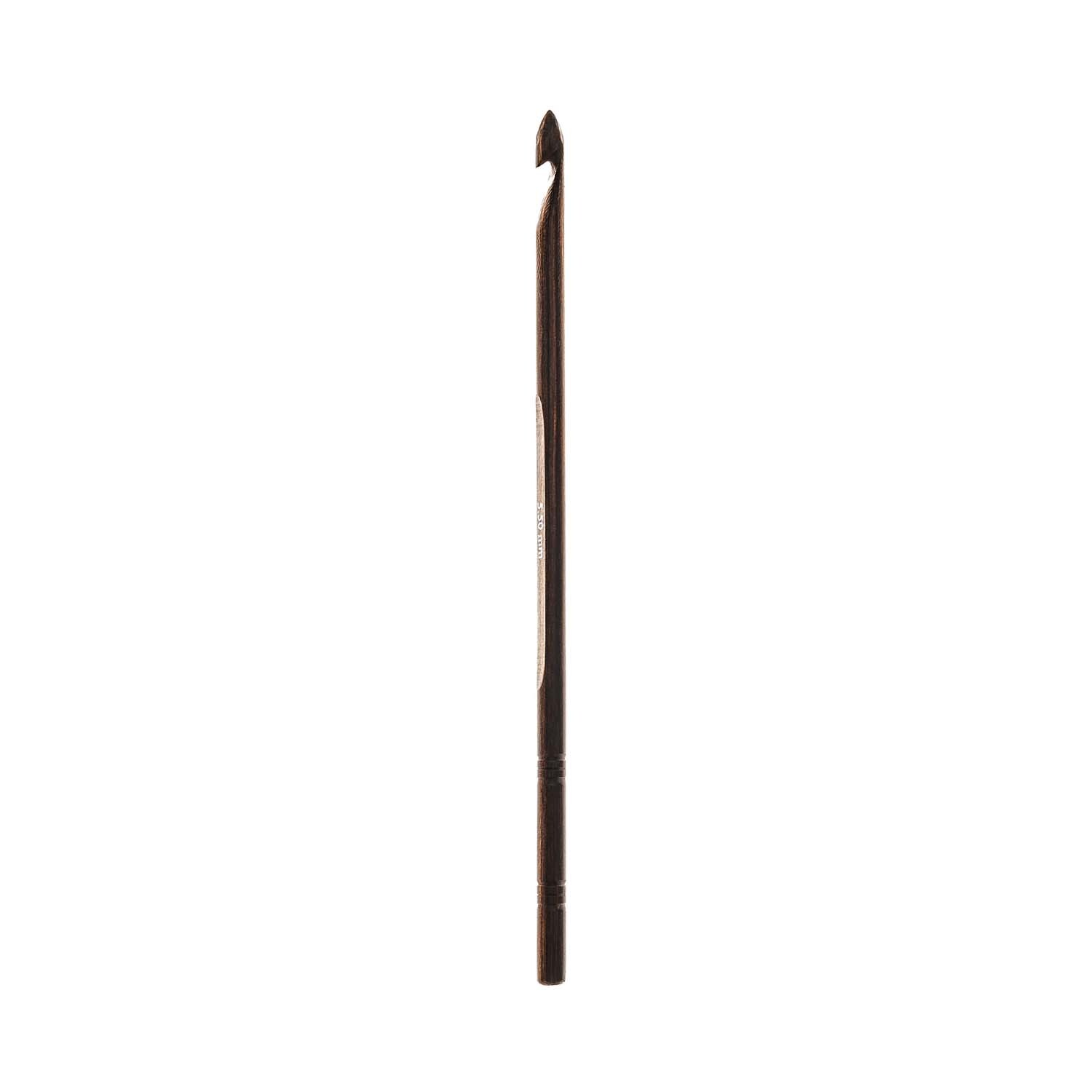 Wolle Rödel Knit Pro Häkelnadel 15cm Birkenholz 5,5