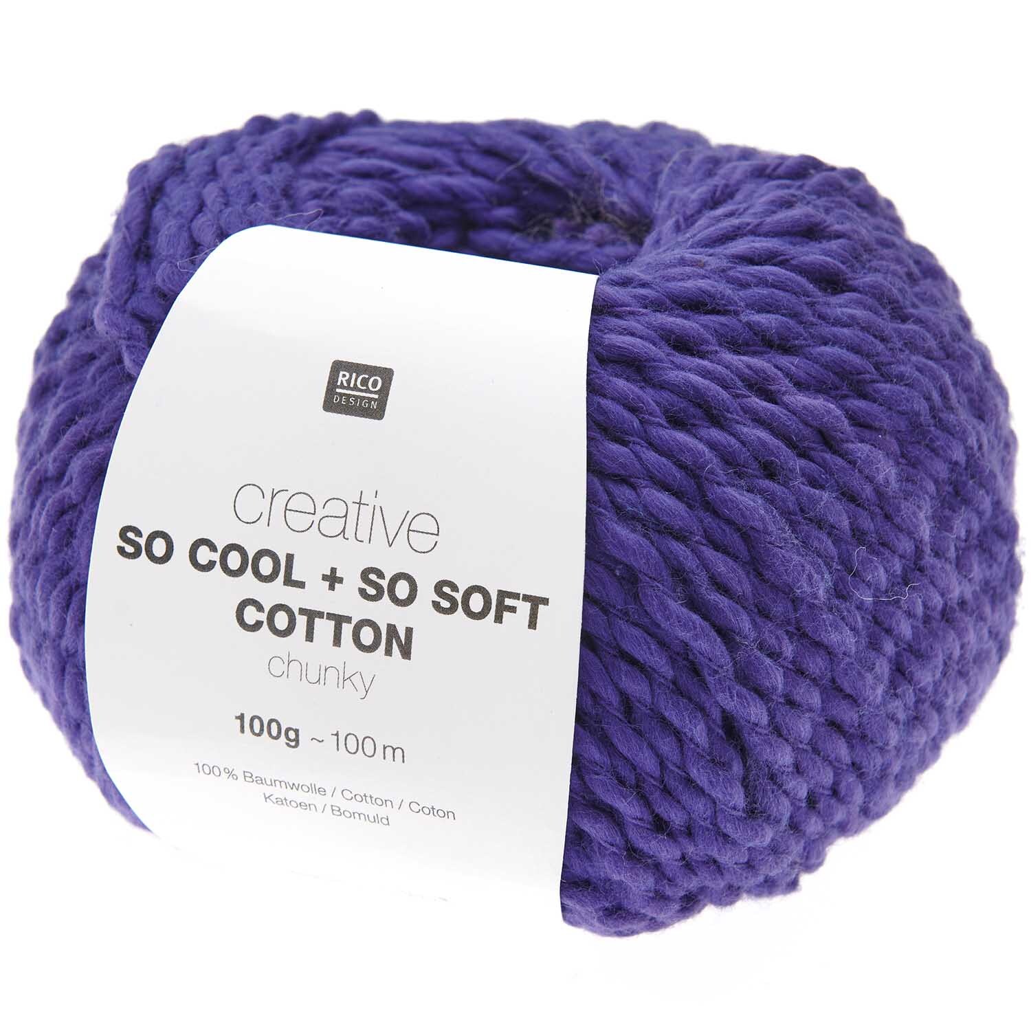 Rico Design Creative So Cool + So Soft Cotton chunky Violett