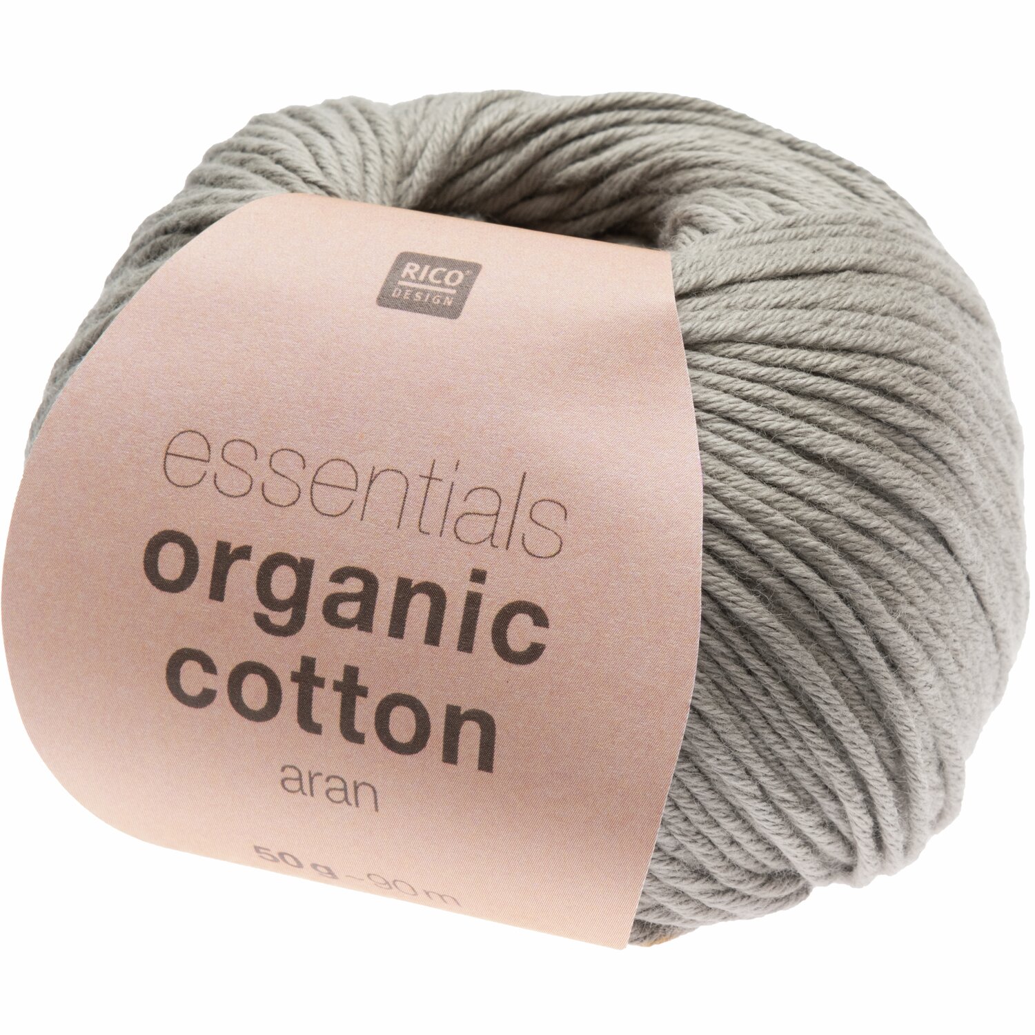 Rico Design Essentials Organic Cotton aran Grau