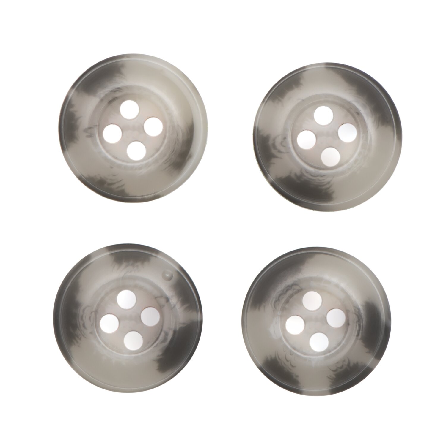 Knopf beige-grau 1,5cm strukturiert von Rico Design