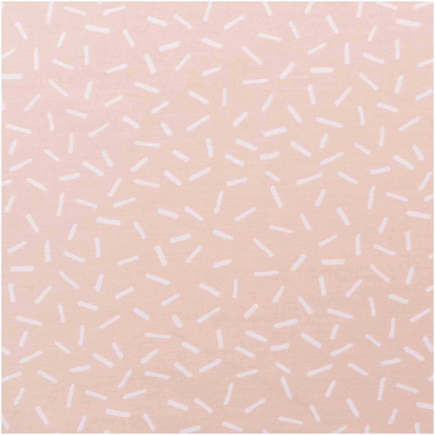 Druckstoff Hygge Striche puder-weiß 140cm Druckstoff Hygge Striche puder-weiß 140cm