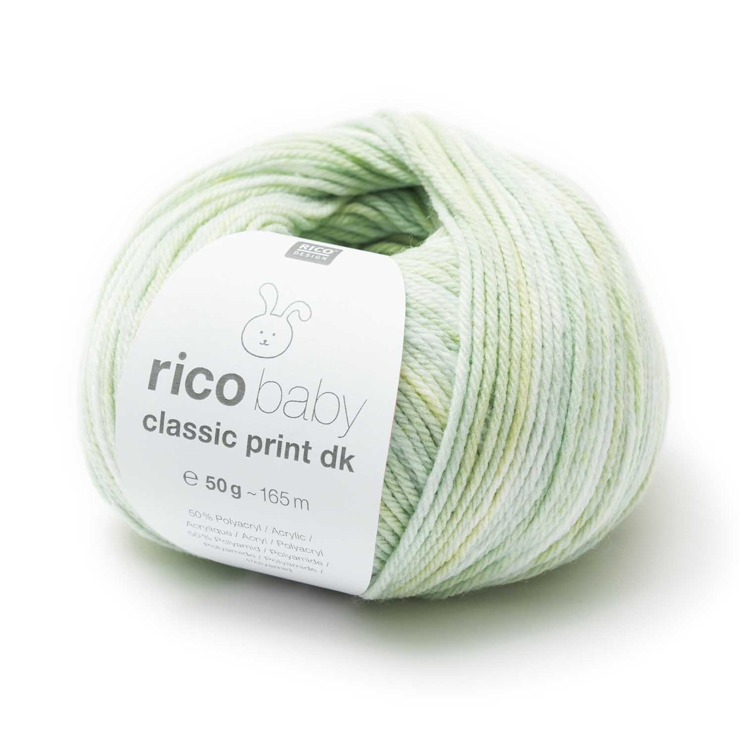 Rico Baby Classic Print dk 50g 165m Farbe Pastell Mix von Rico Design Rico Baby Classic Print dk 50g 165m Farbe Pastell Mix von Rico Design