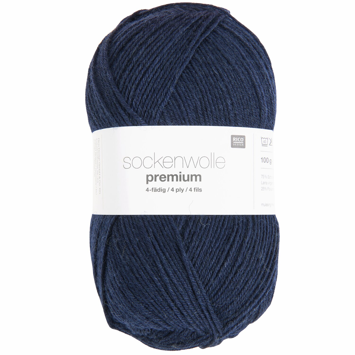Rico Design Sockenwolle Premium 4-fädig Marine