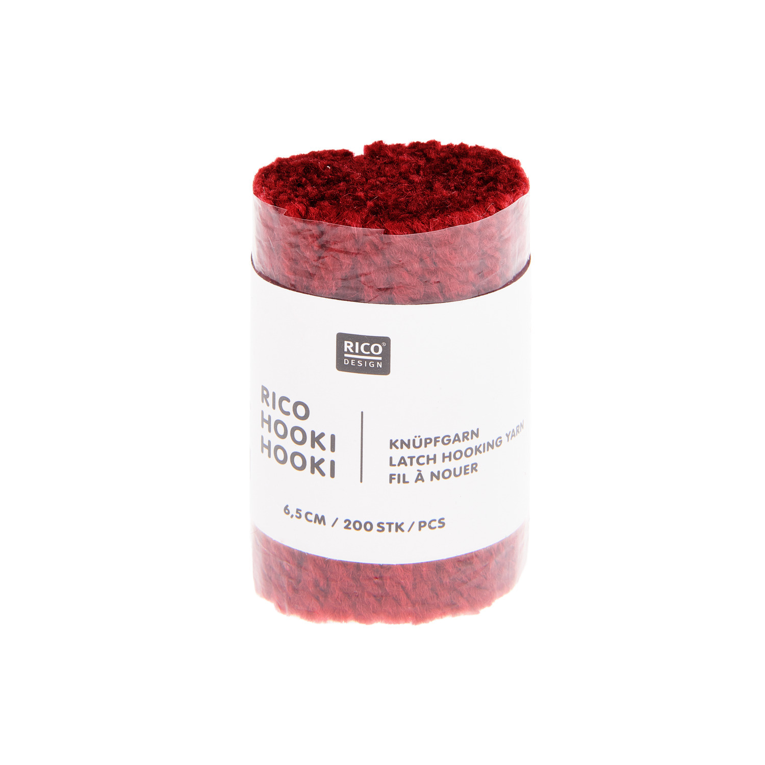 Rico Design Rico Hooki Hooki Knüpfgarn Dunkelrot