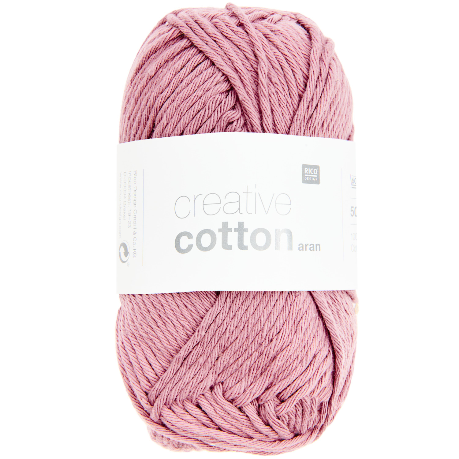 Rico Design Creative Cotton aran Smokey Berry