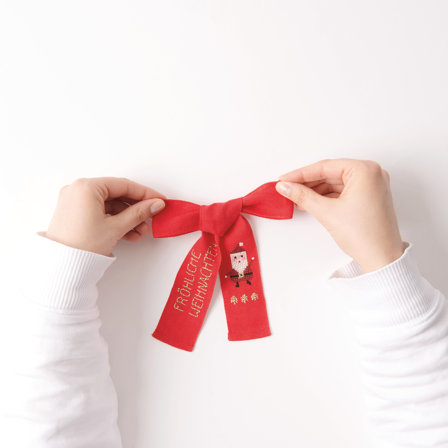 Stickpackung Schleife Nikolaus Stickpackung Schleife Nikolaus