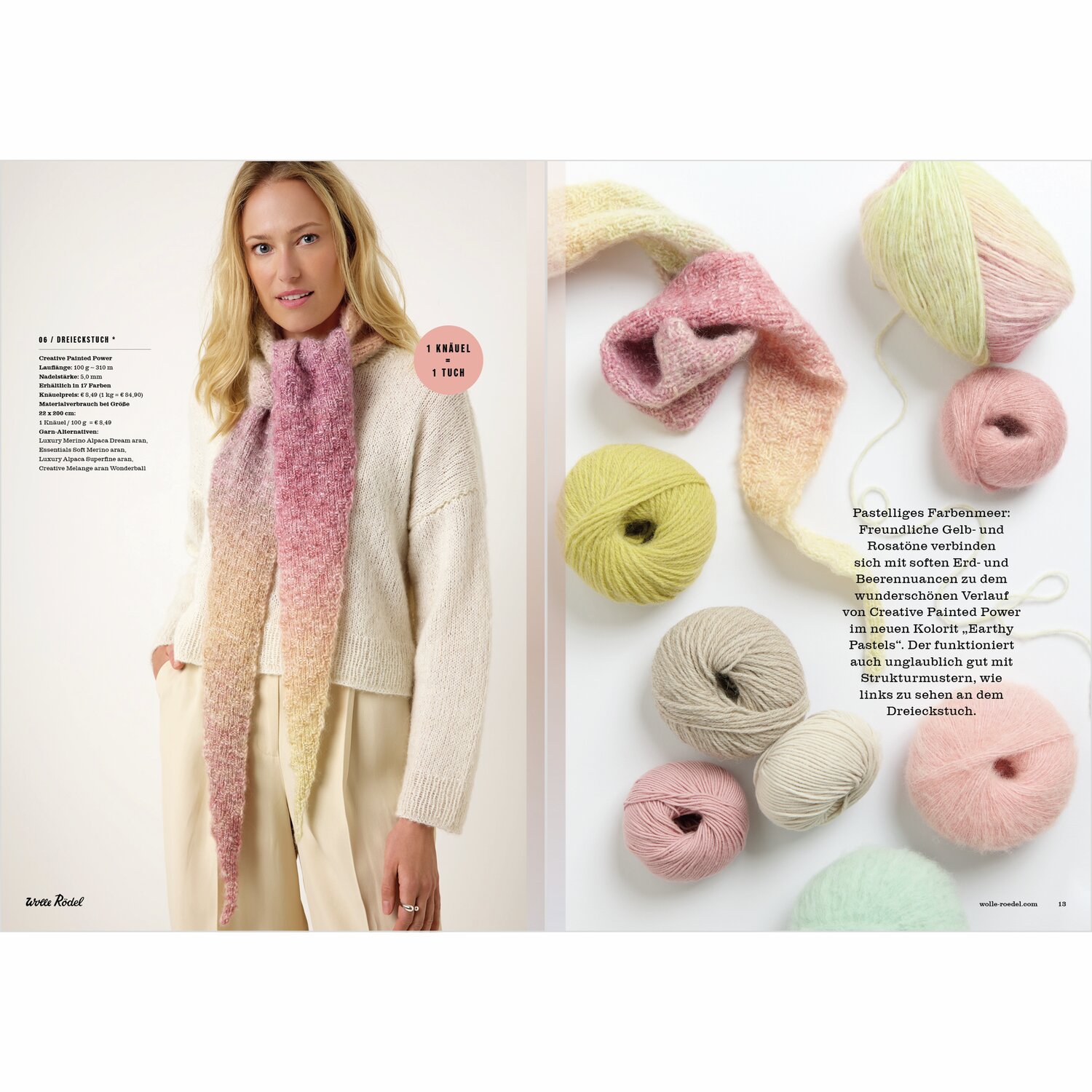 Die Neue Masche No. 13 Herbst von idee. Creativmarkt